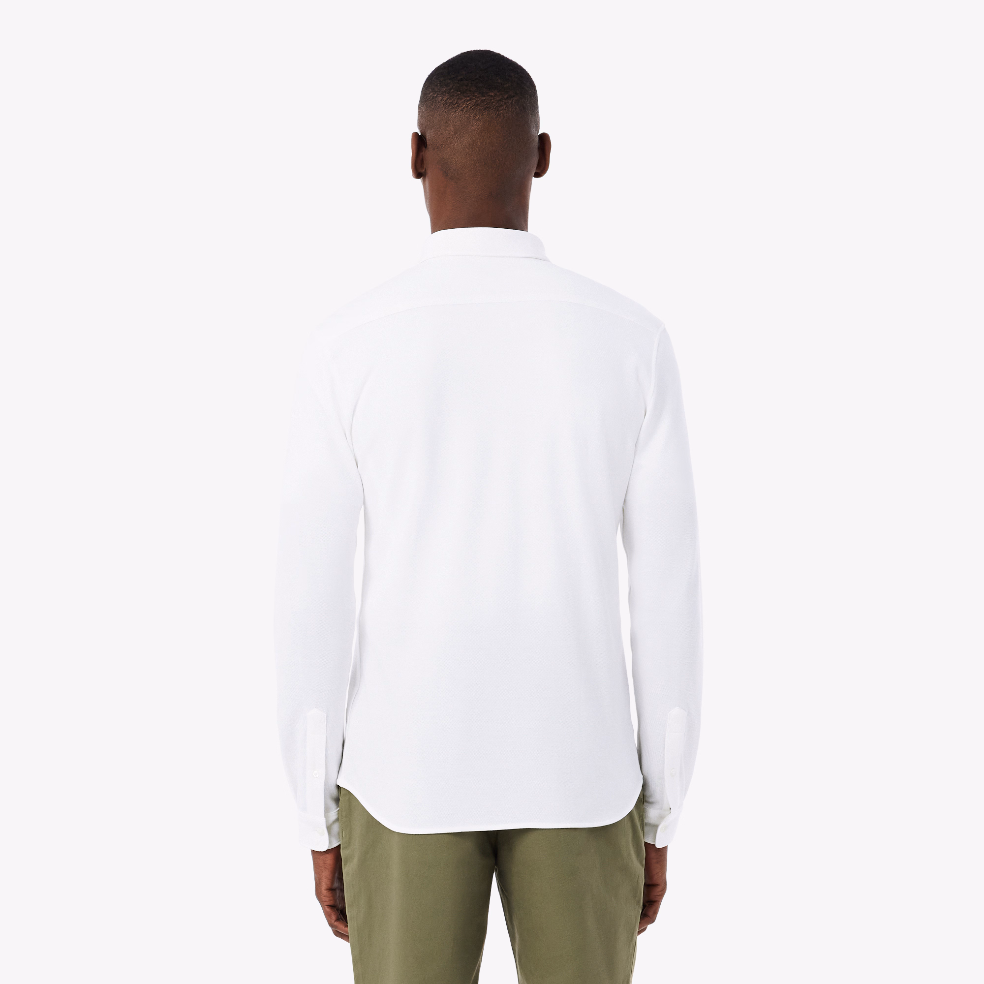 Men's Slim Fit Cotton Piqué Shirt