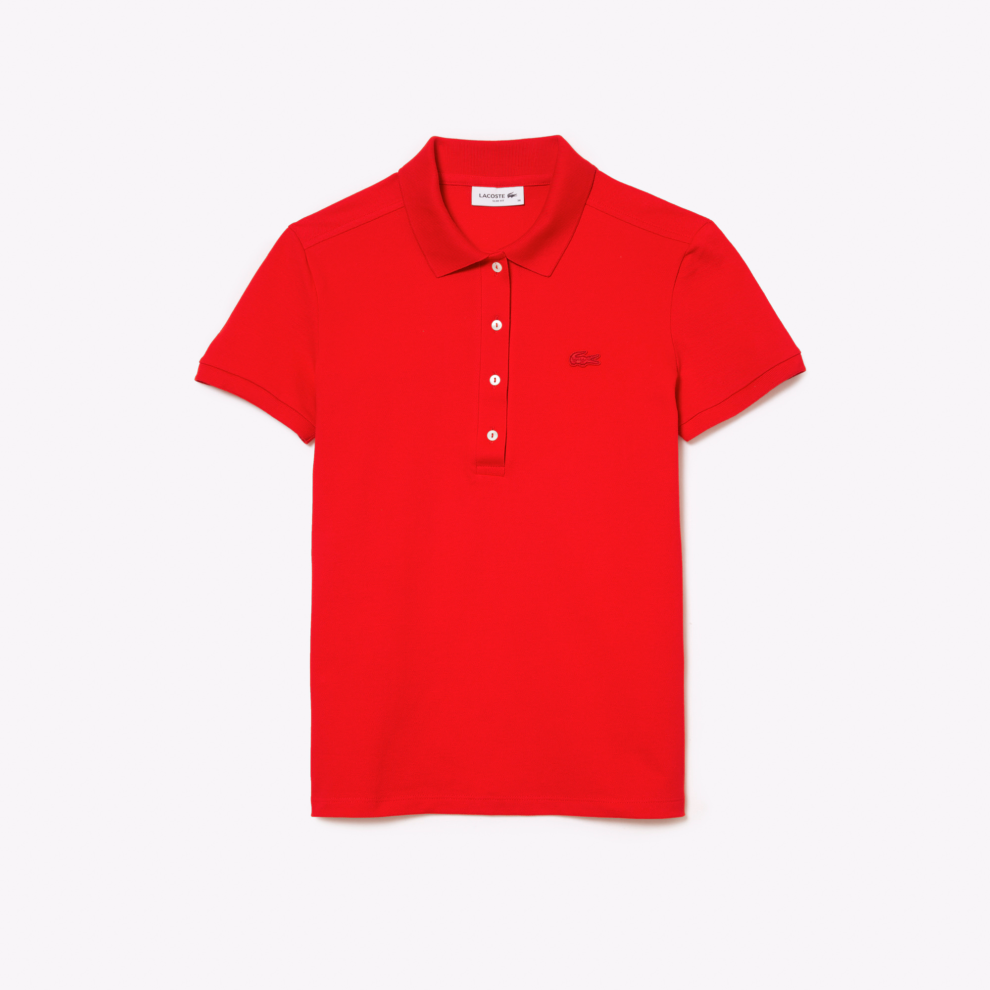 Women's L.12.D Slim Fit Stretch Mini Piqué Polo