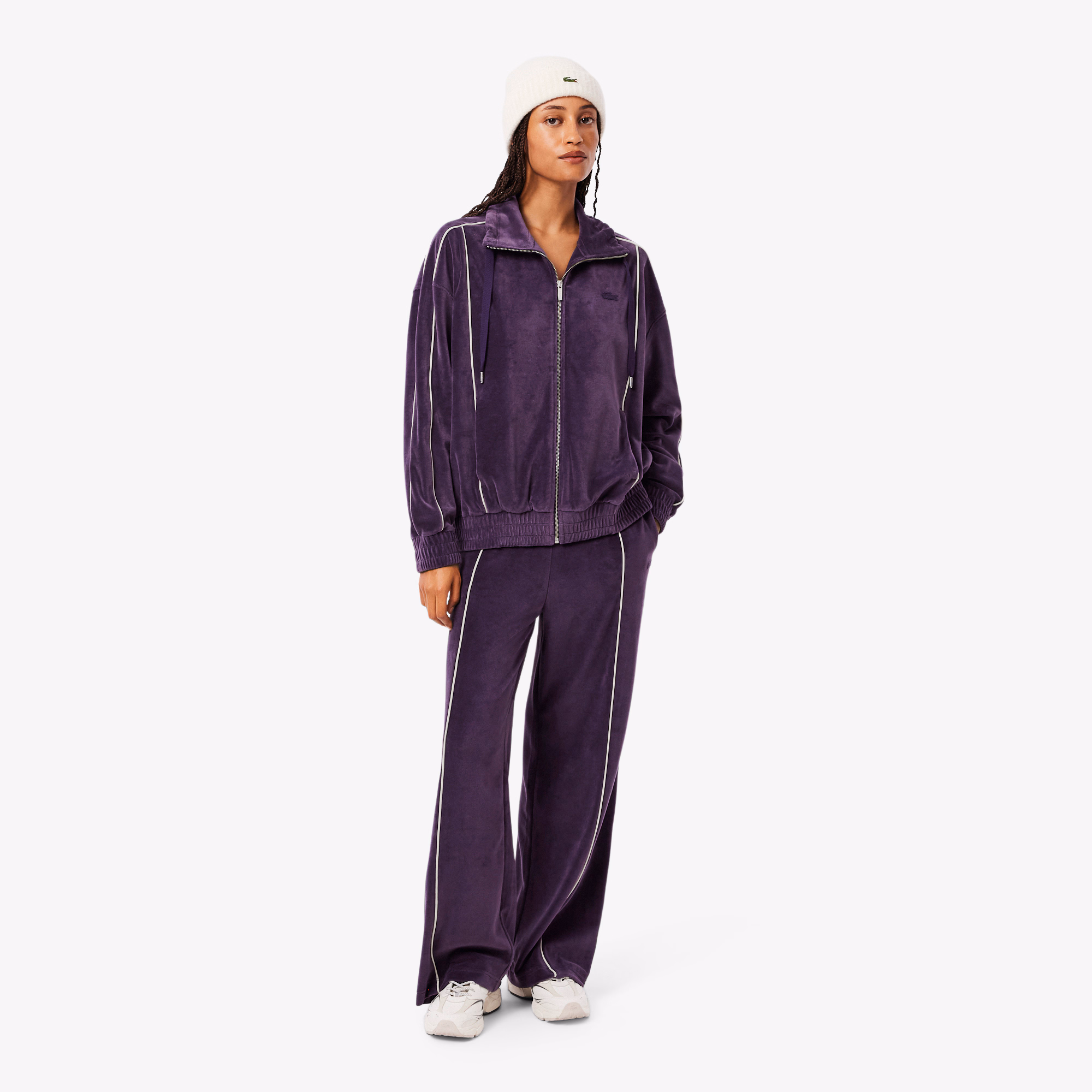 Women's Trim Accent Velour Sweatpants