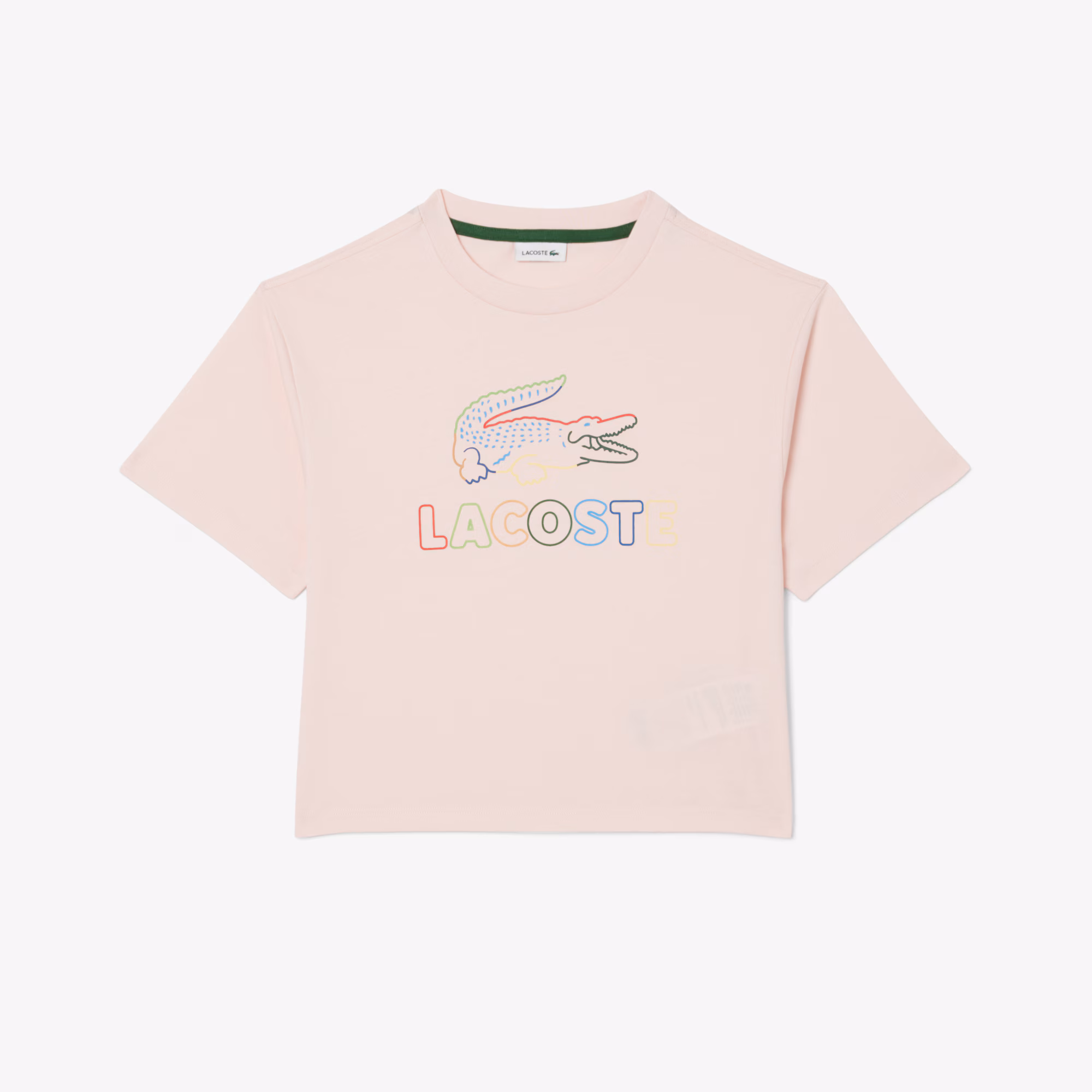 Girls' Oversized Print Cotton T-Shirt