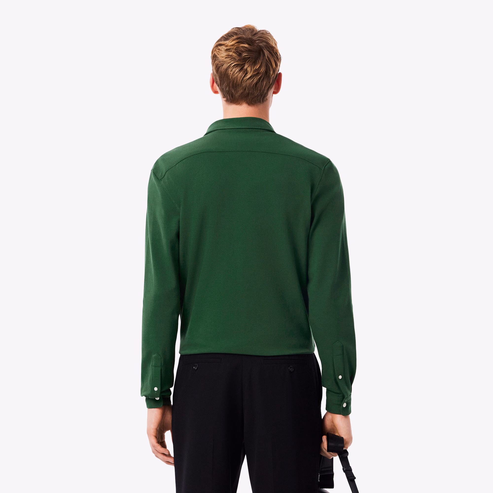 Men's Slim Fit Cotton Piqué Shirt