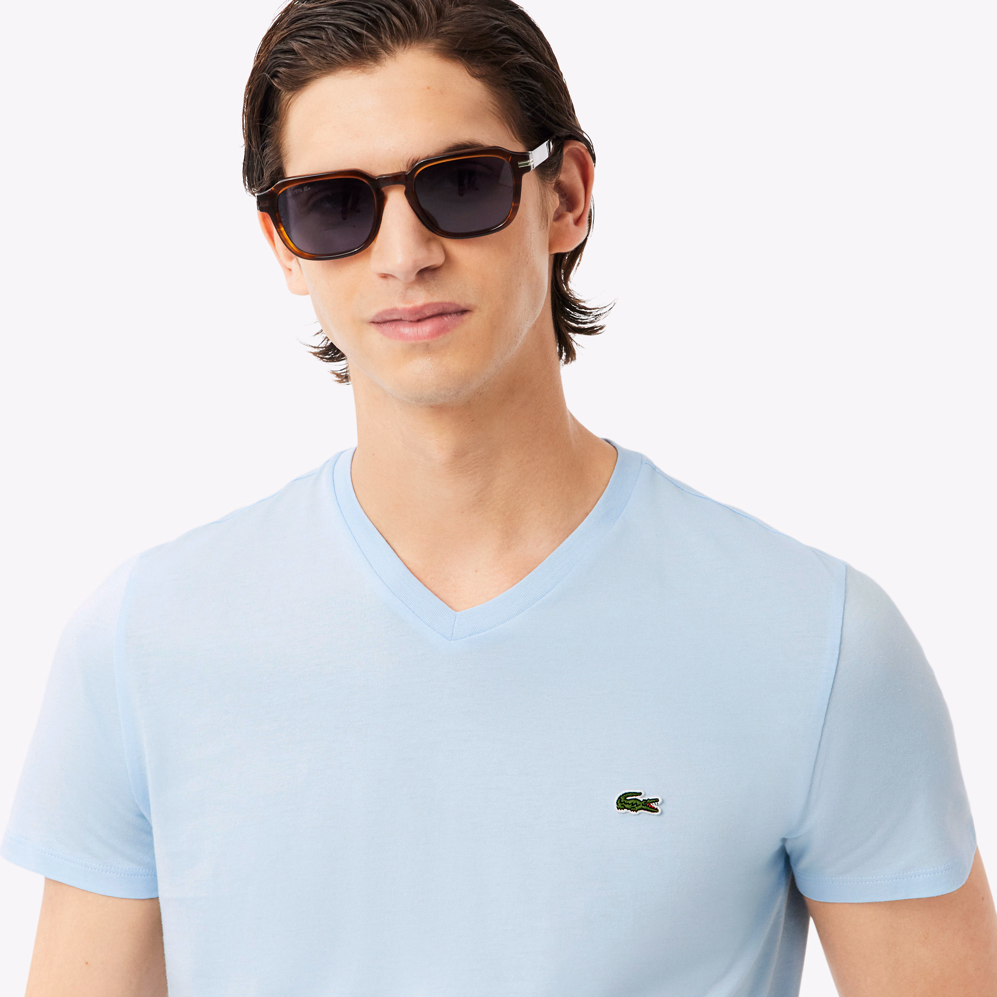 Men's Lightweight Pima Cotton V-Neck T-Shirt