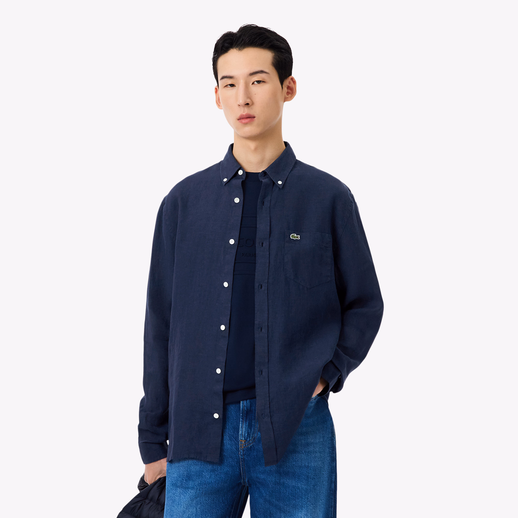 Men's Regular Fit Linen Shirt