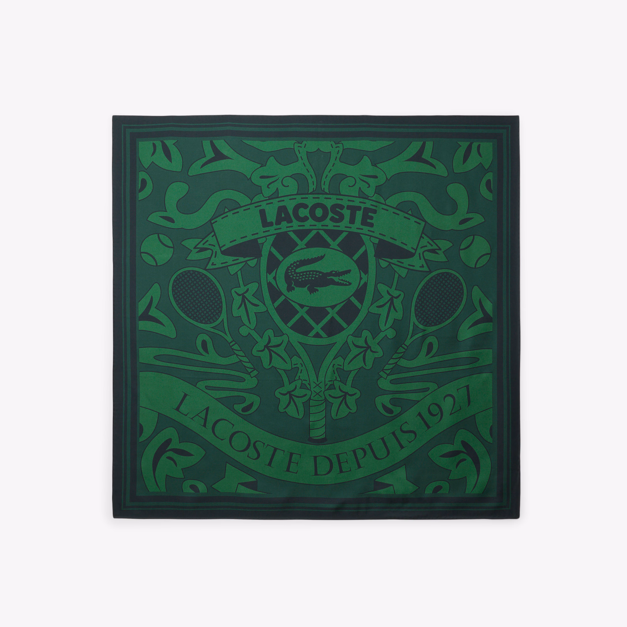 Runway Print Silk Square