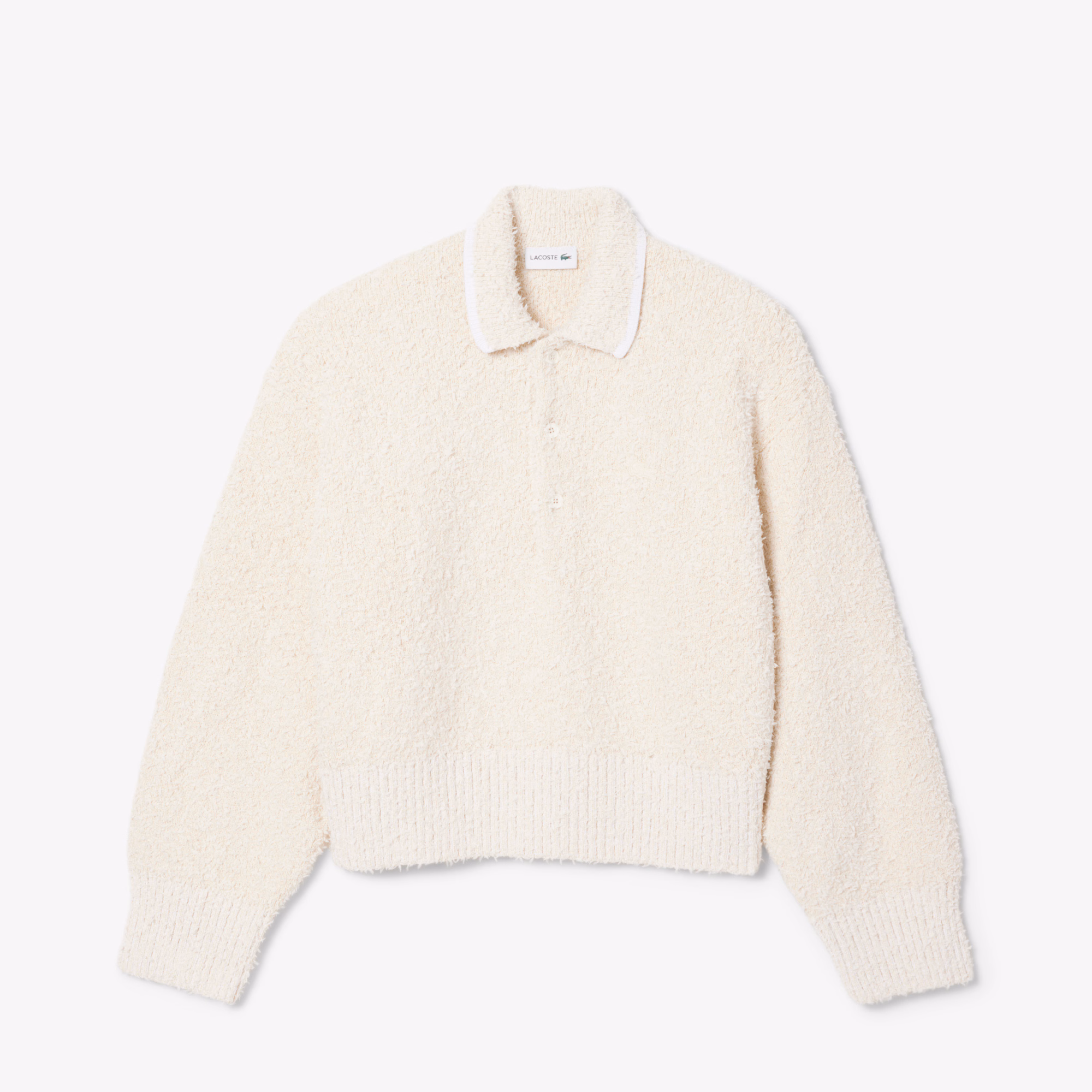 Men's Runway Bouclé Knit Polo