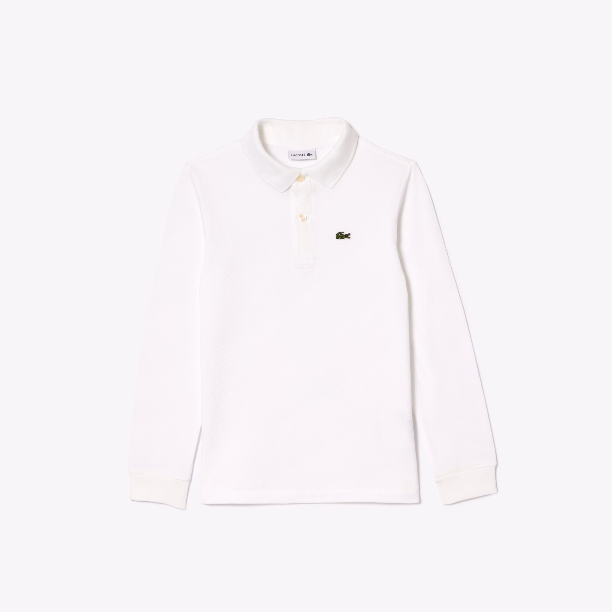 Kids' Long Sleeve Petit Piqué Polo
