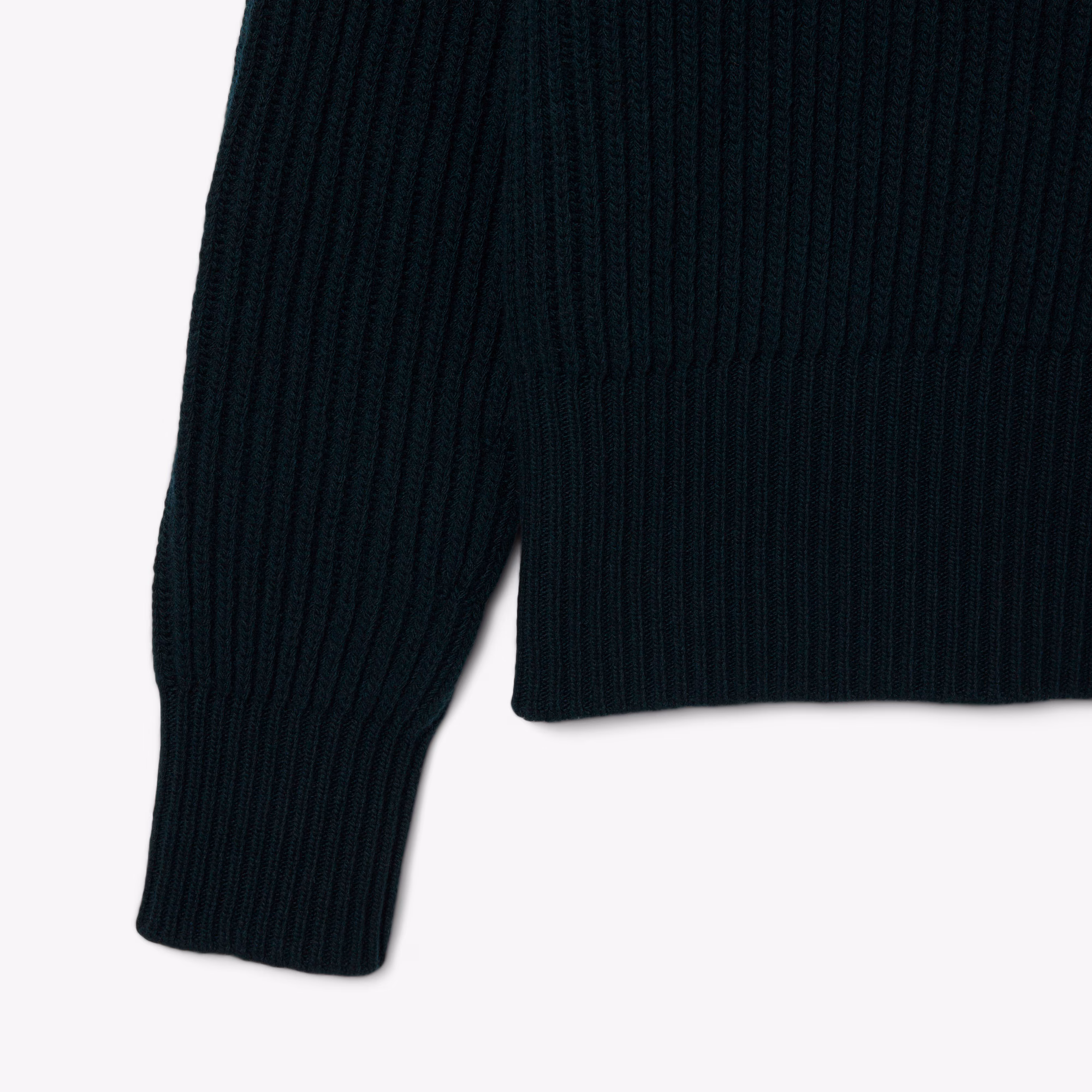 Runway Cable Neck Wool Sweater