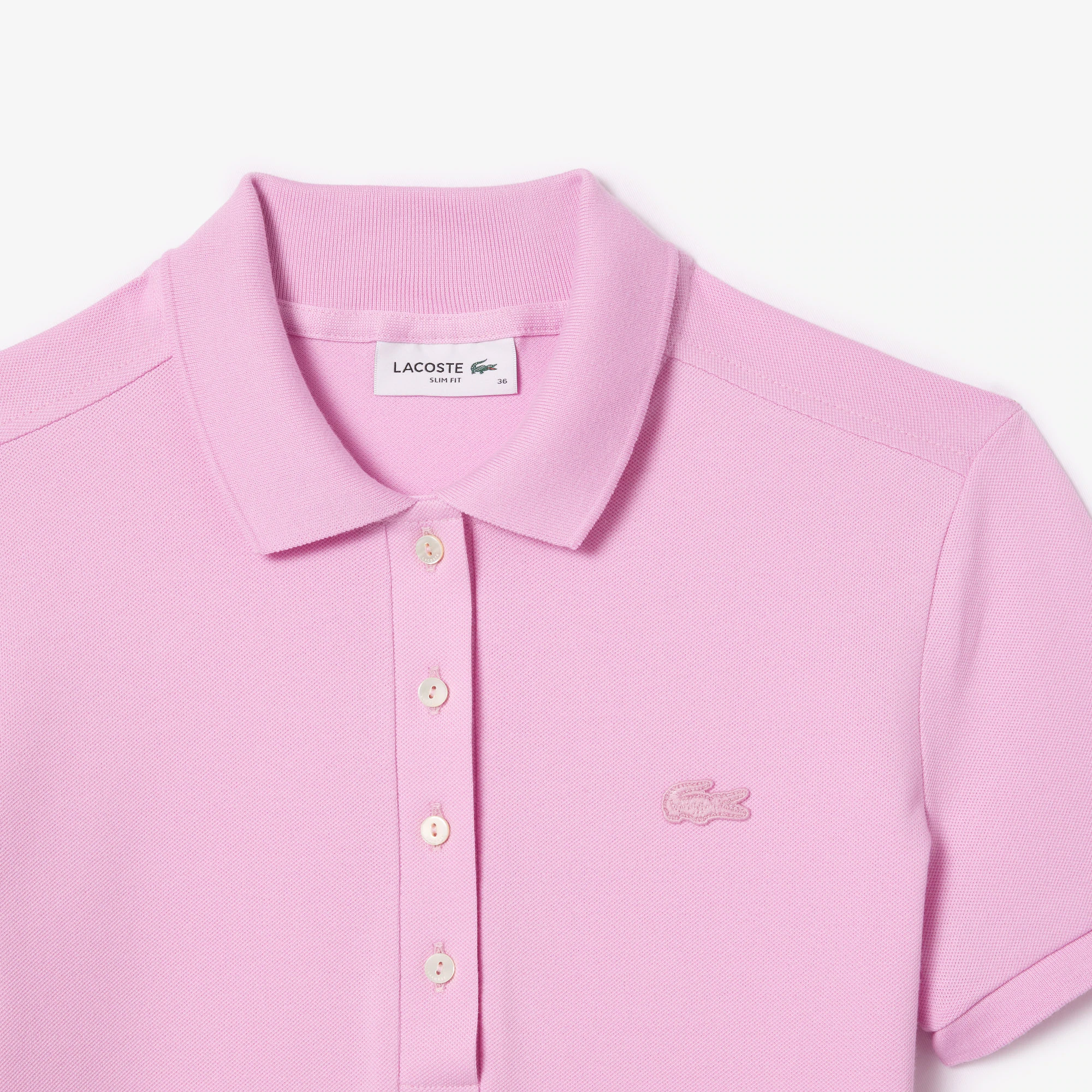 Women's L.12.D Slim Fit Stretch Mini Piqué Polo