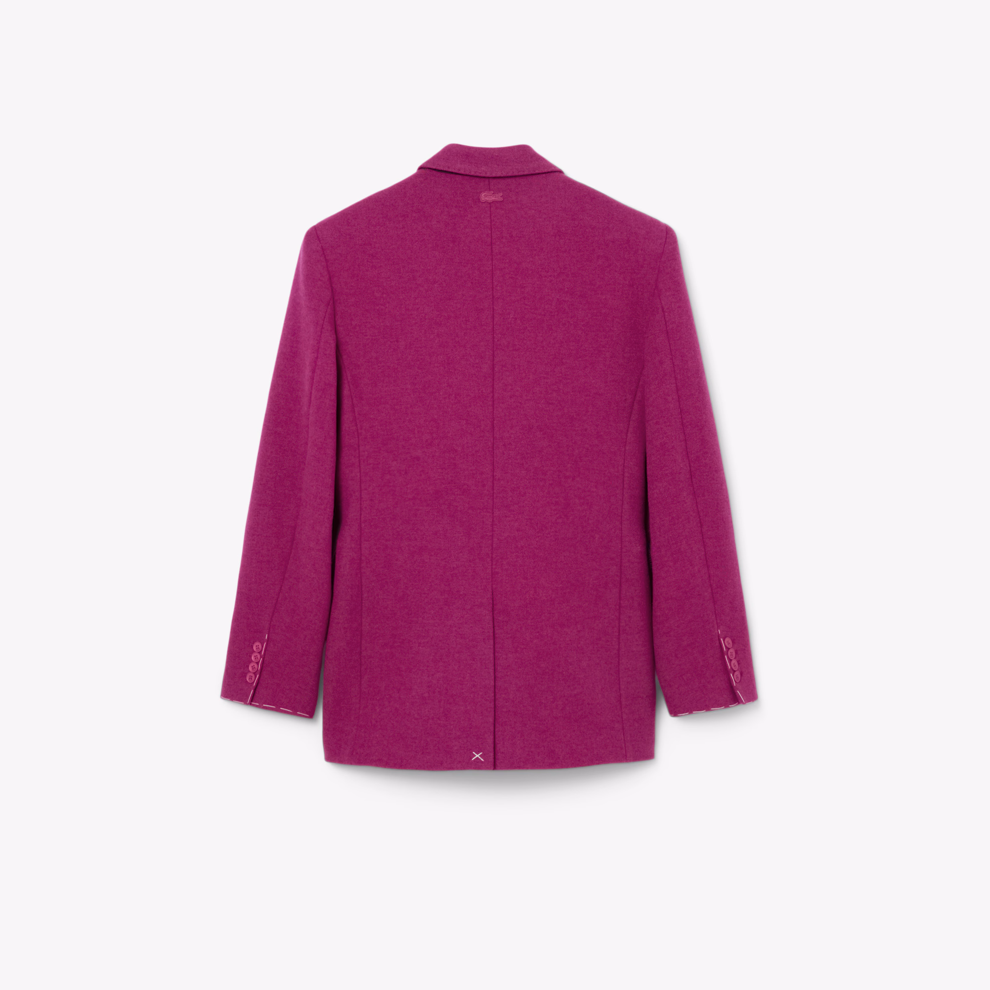 Runway Double Breasted Marbled Wool Blazer