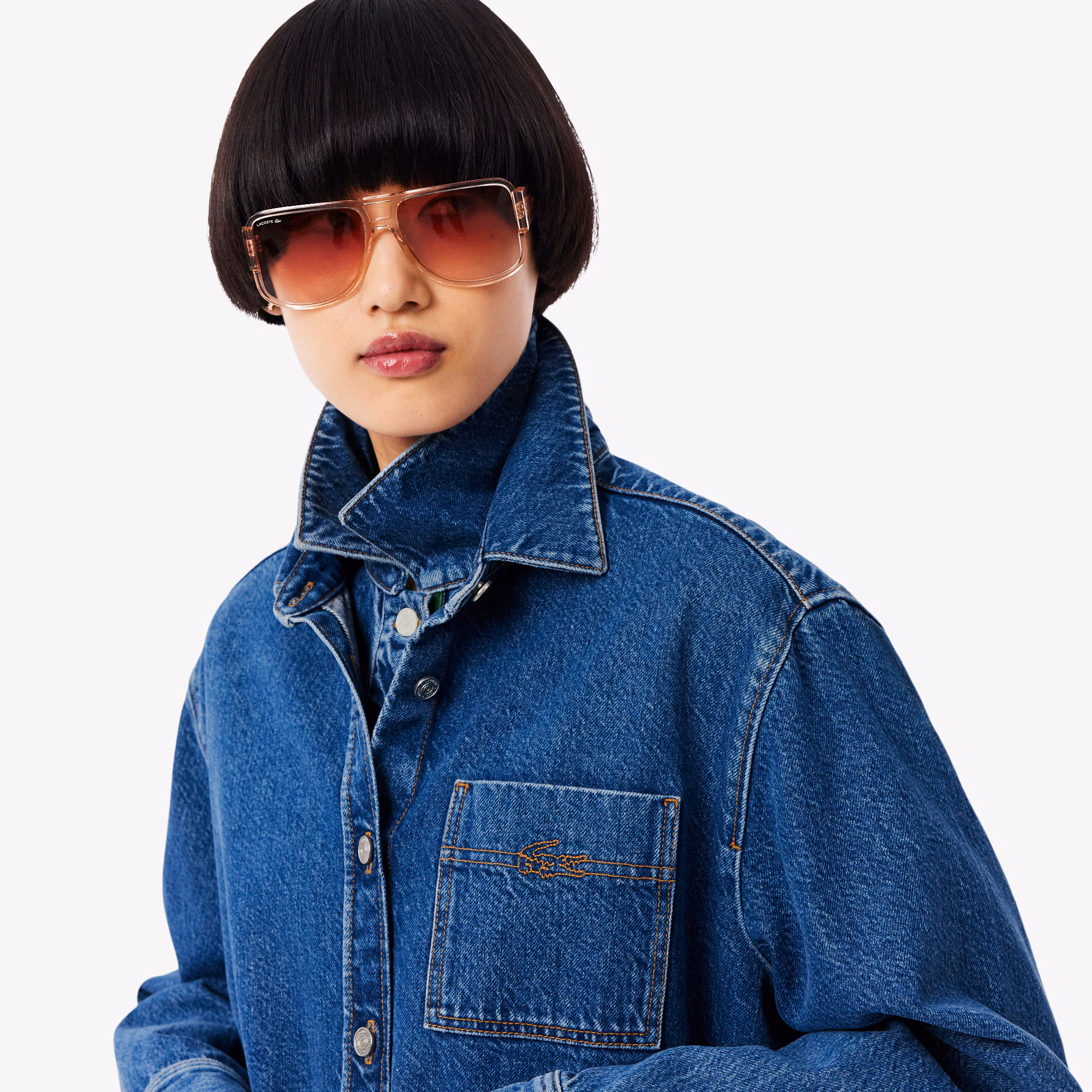 Women's Oversized Denim Overshirt