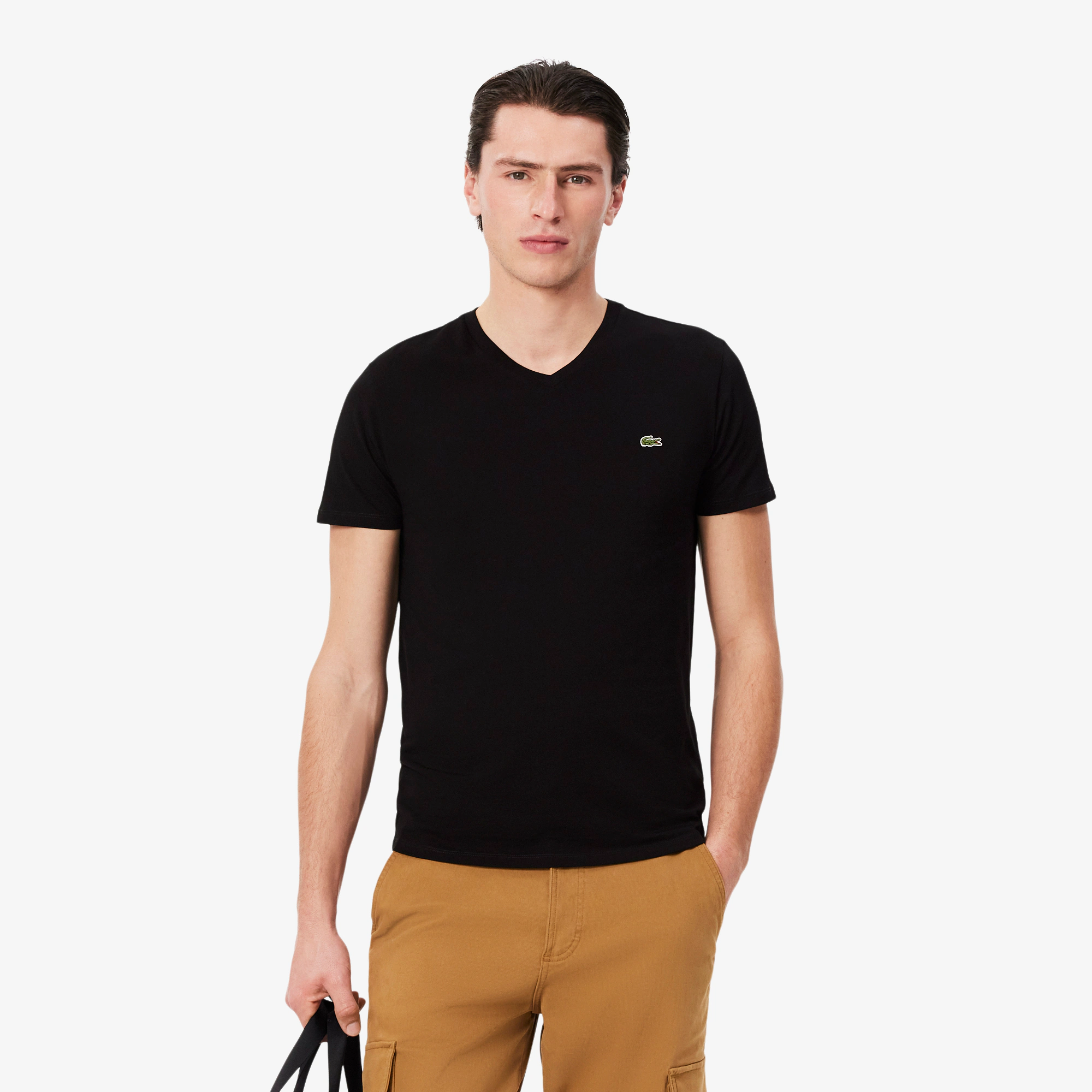 Men's Lightweight Pima Cotton V-Neck T-Shirt