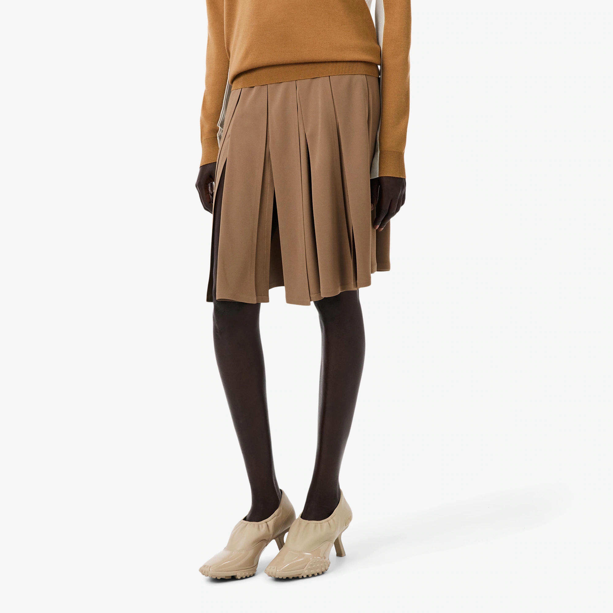 Runway Fluid Pleated Skirt