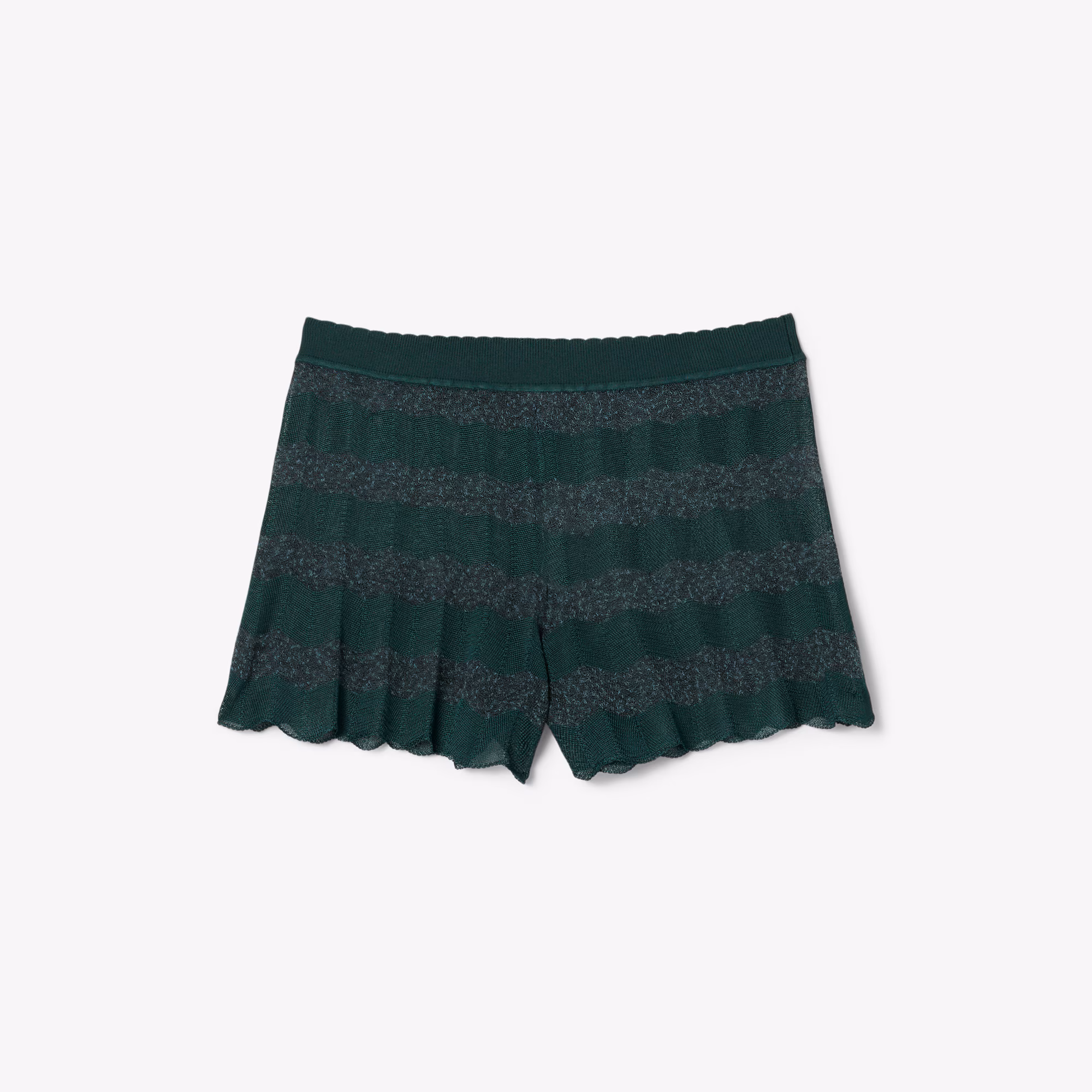 Runway Pointelle Knit Shorts