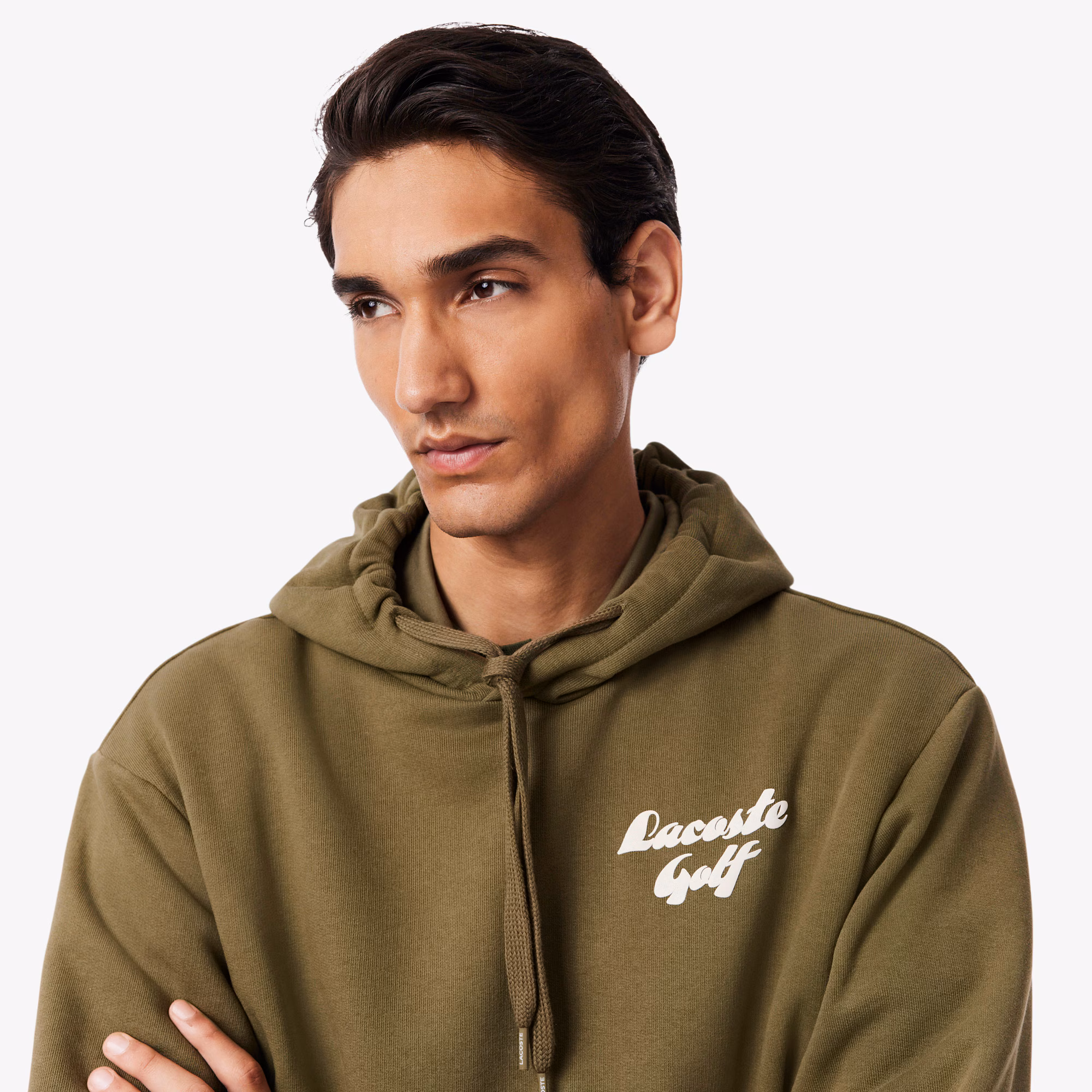 Men's Printed Fleece Golf Hoodie