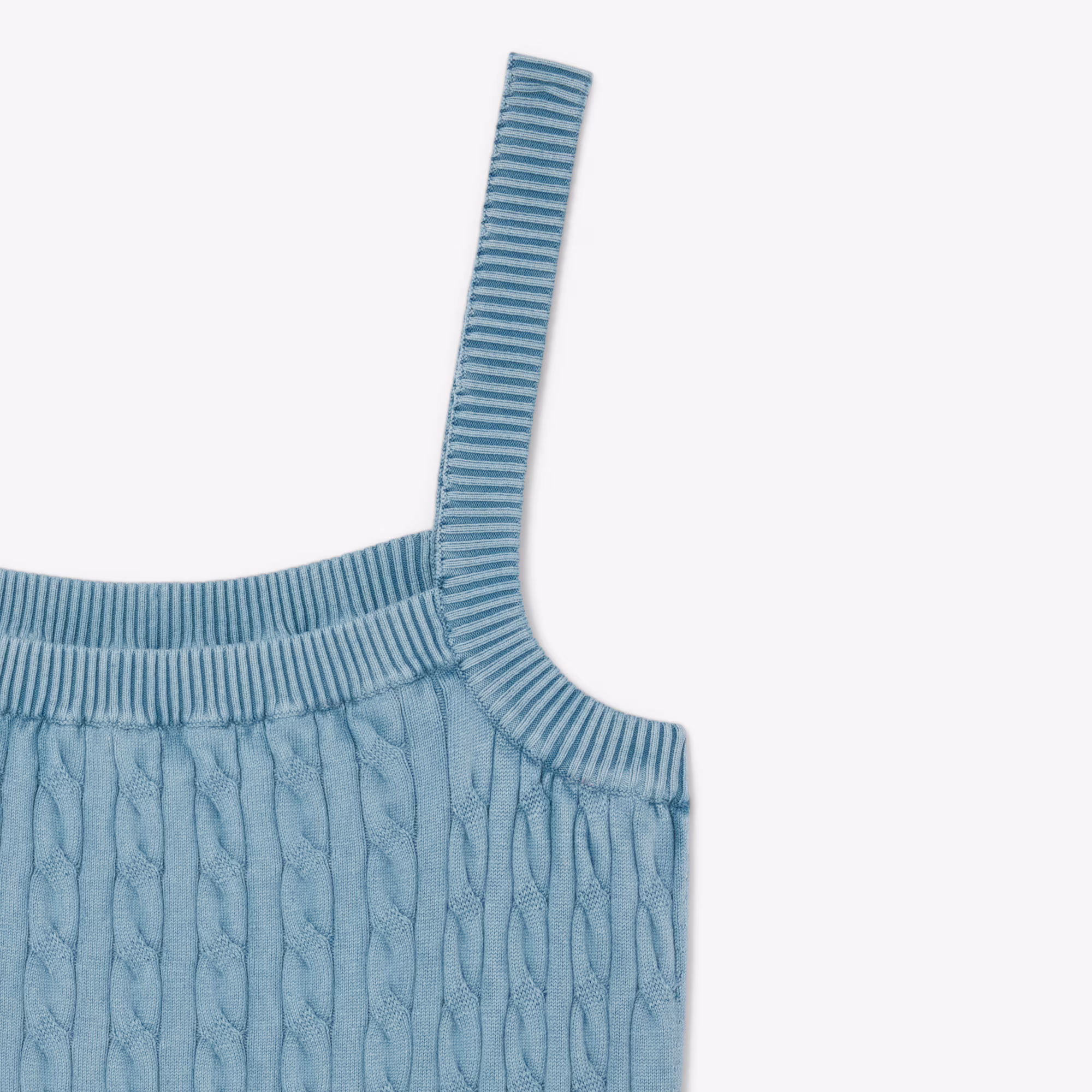 Women's Wash Effect Cable Knit Dress