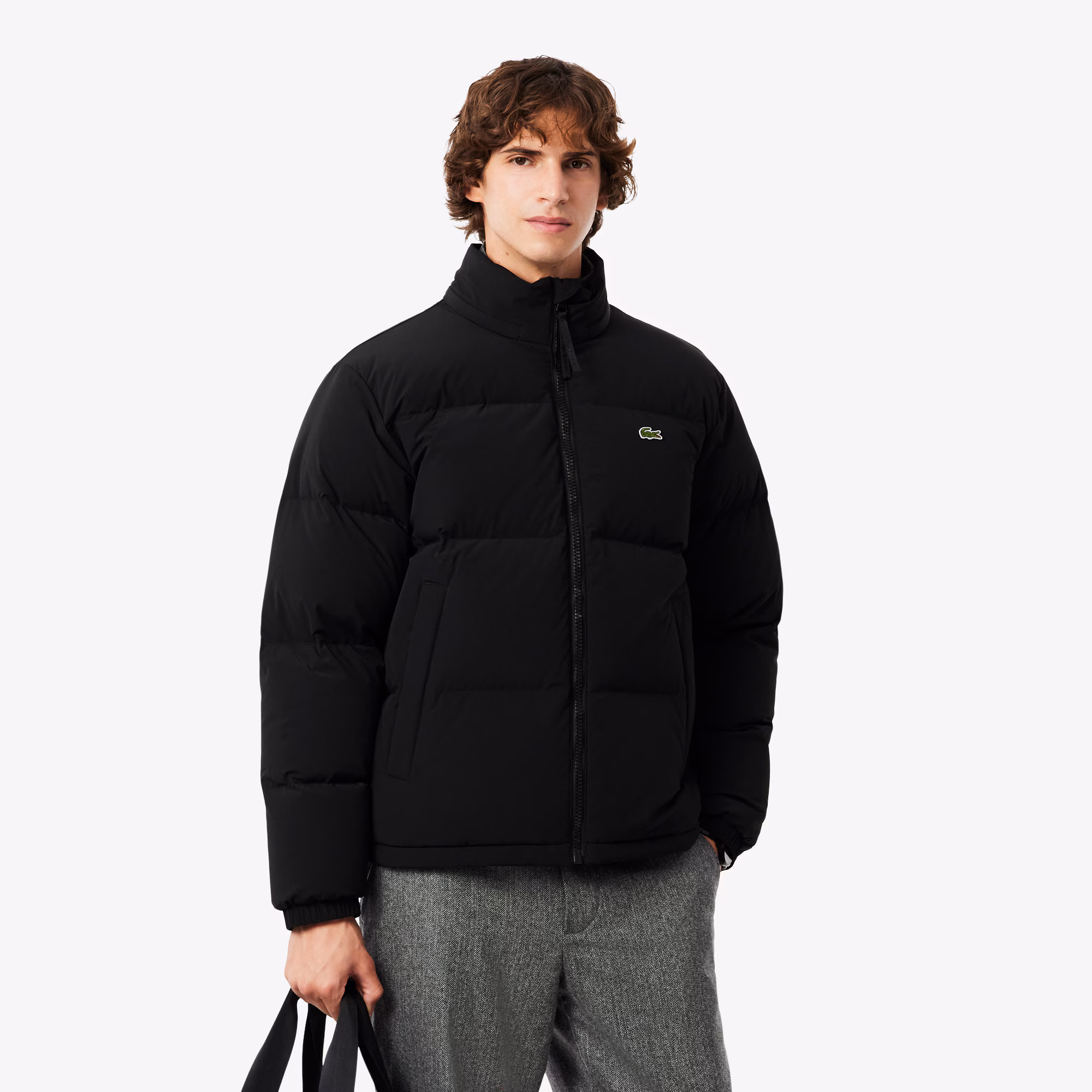 Men's Water-Repellent Hooded Down Jacket