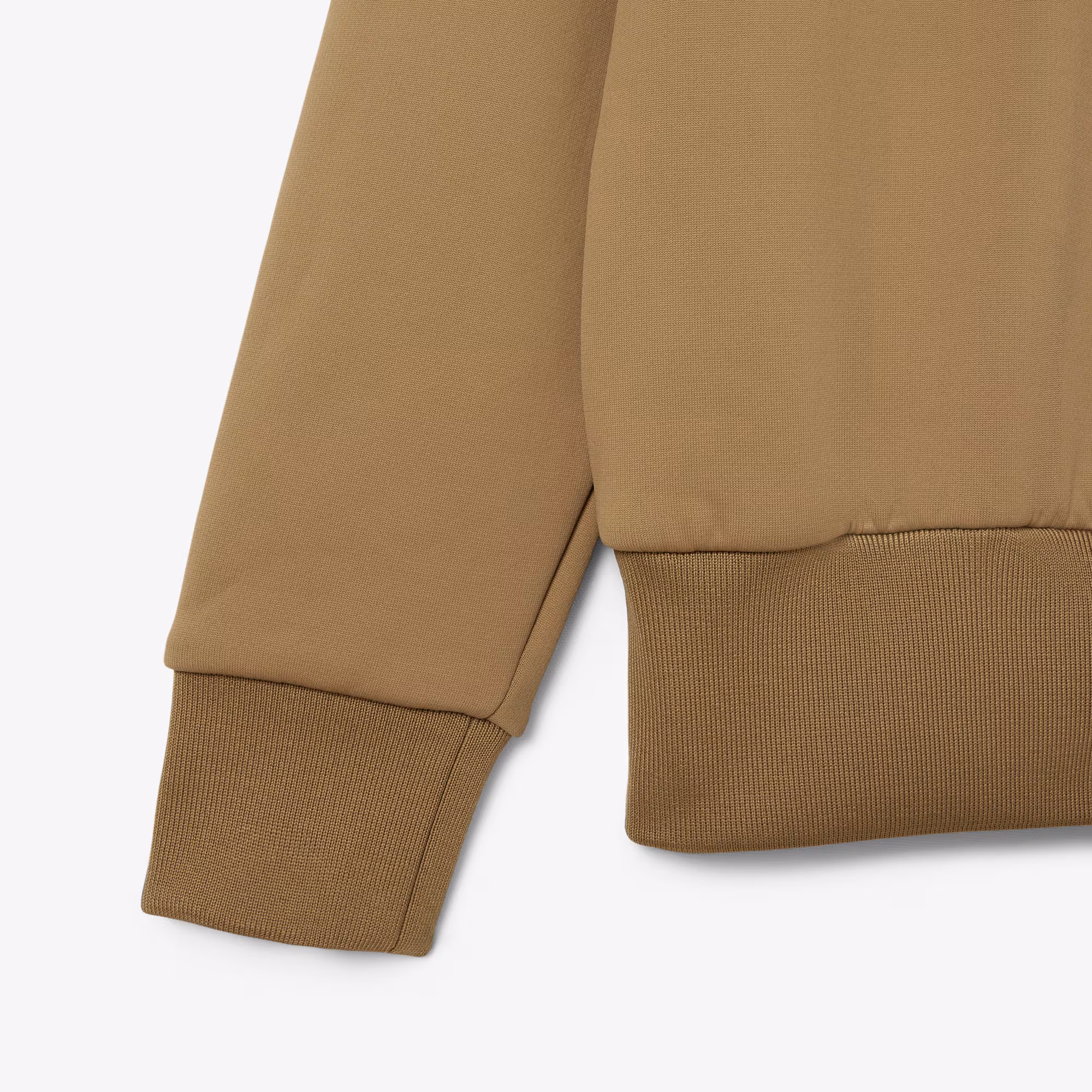 Runway Polo Shirt Collar Badge Accent Sweatshirt