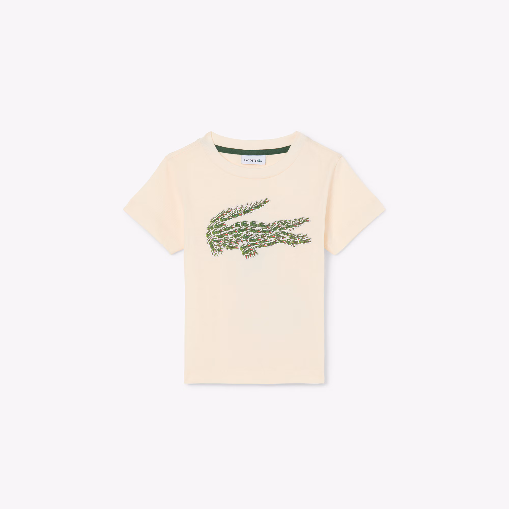 Boys' Crocodile Print Cotton T-Shirt
