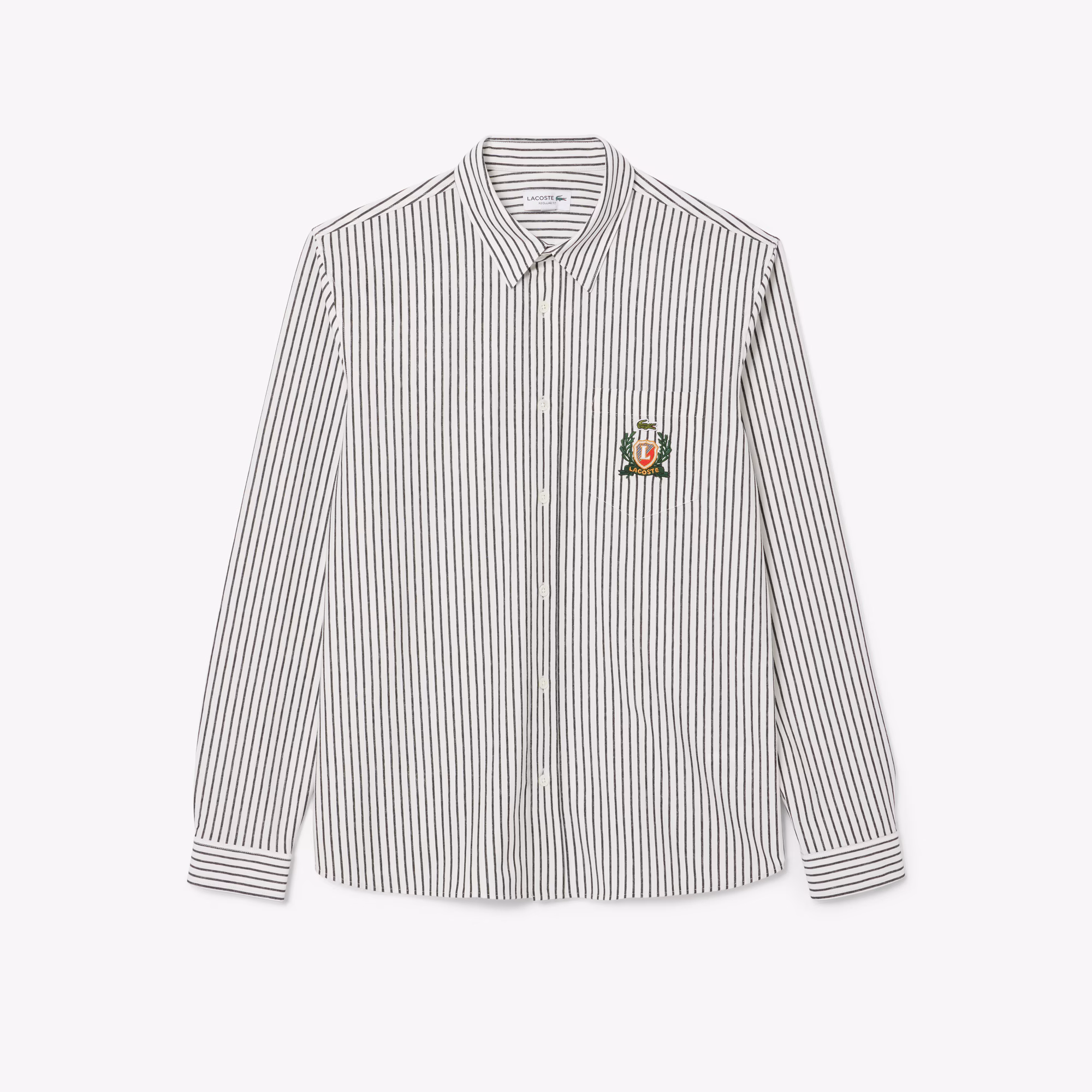Men's Regular Fit Striped Cotton Shirt