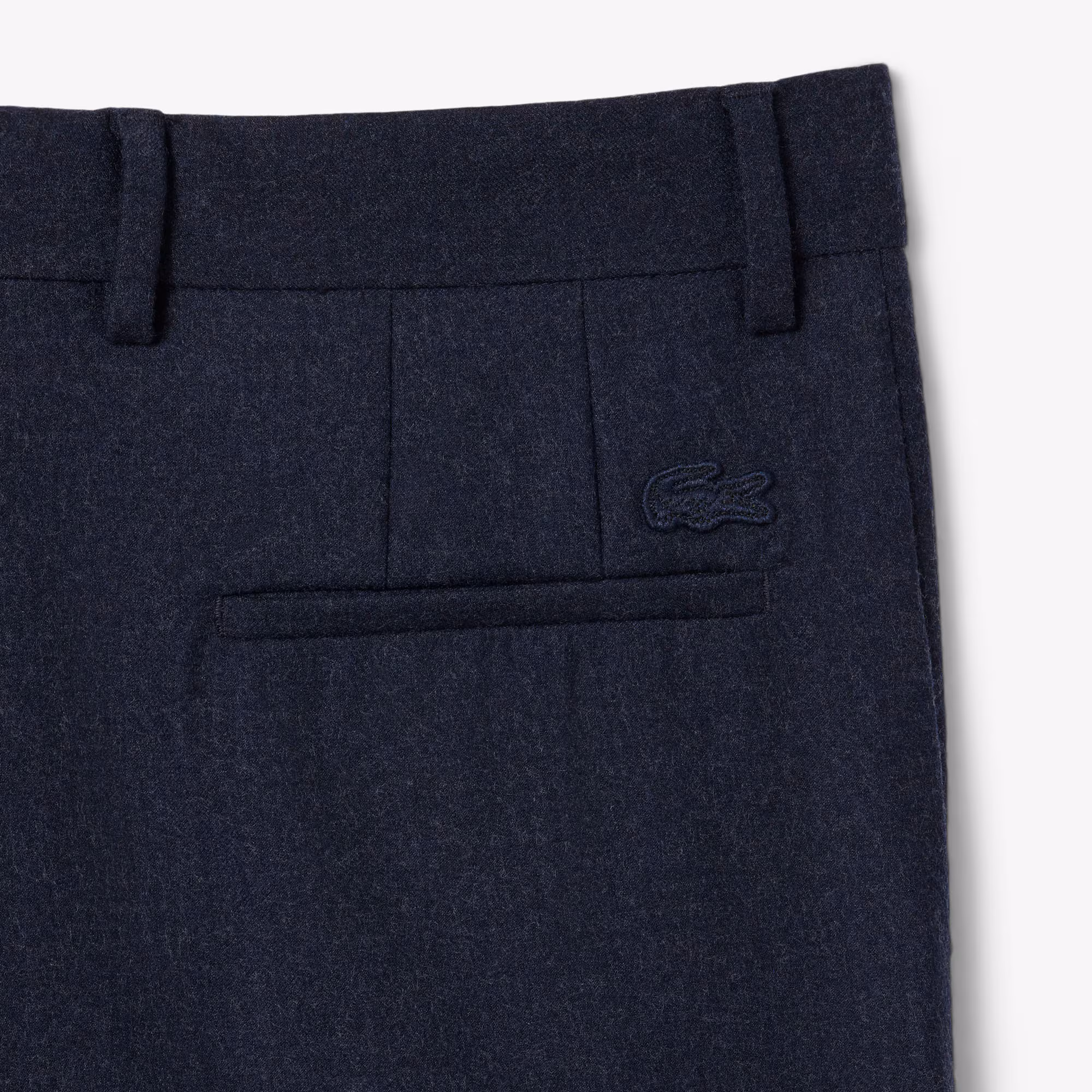 Men's Straight Fit Felted Wool Pants