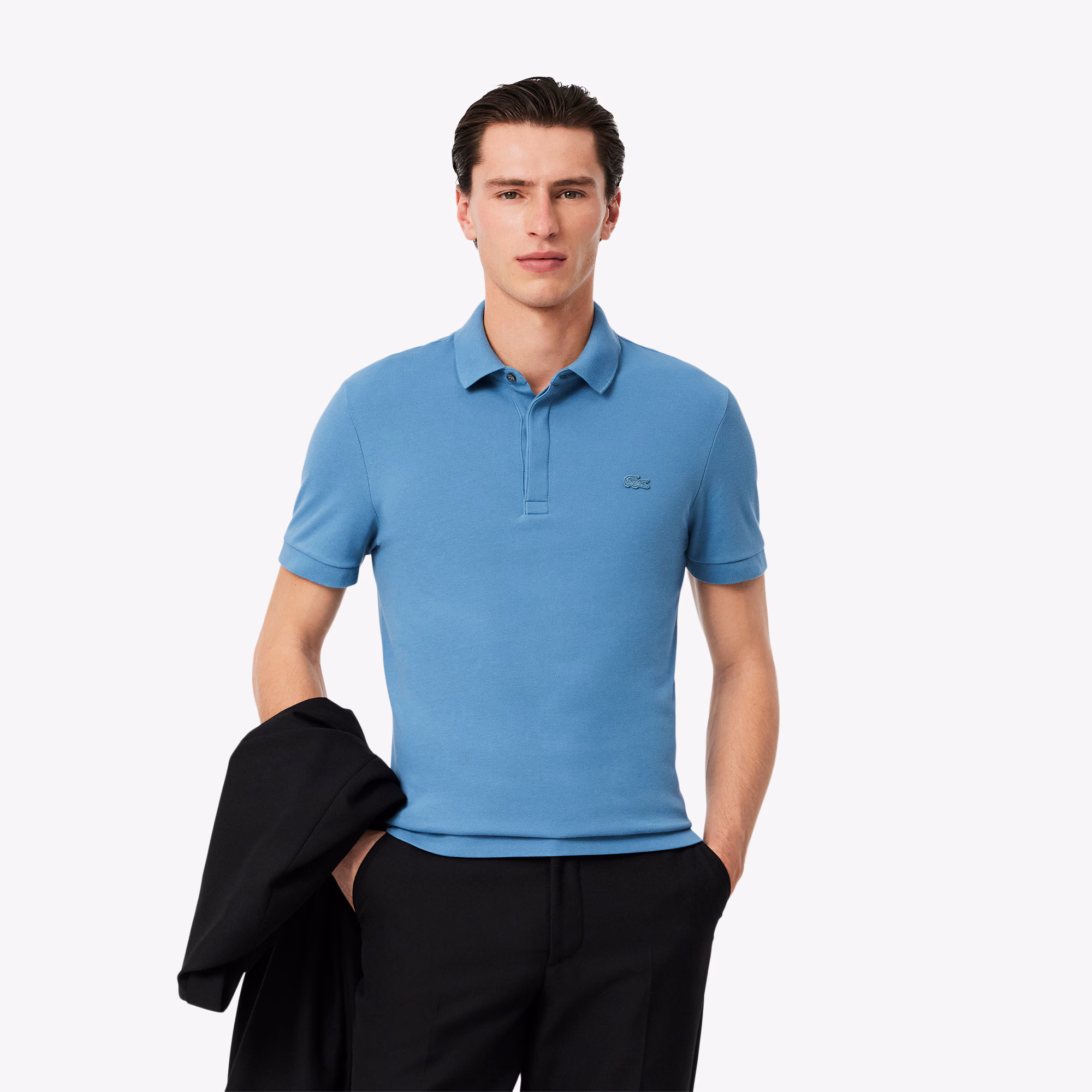 Men's Regular Fit Paris Stretch Piqué Polo
