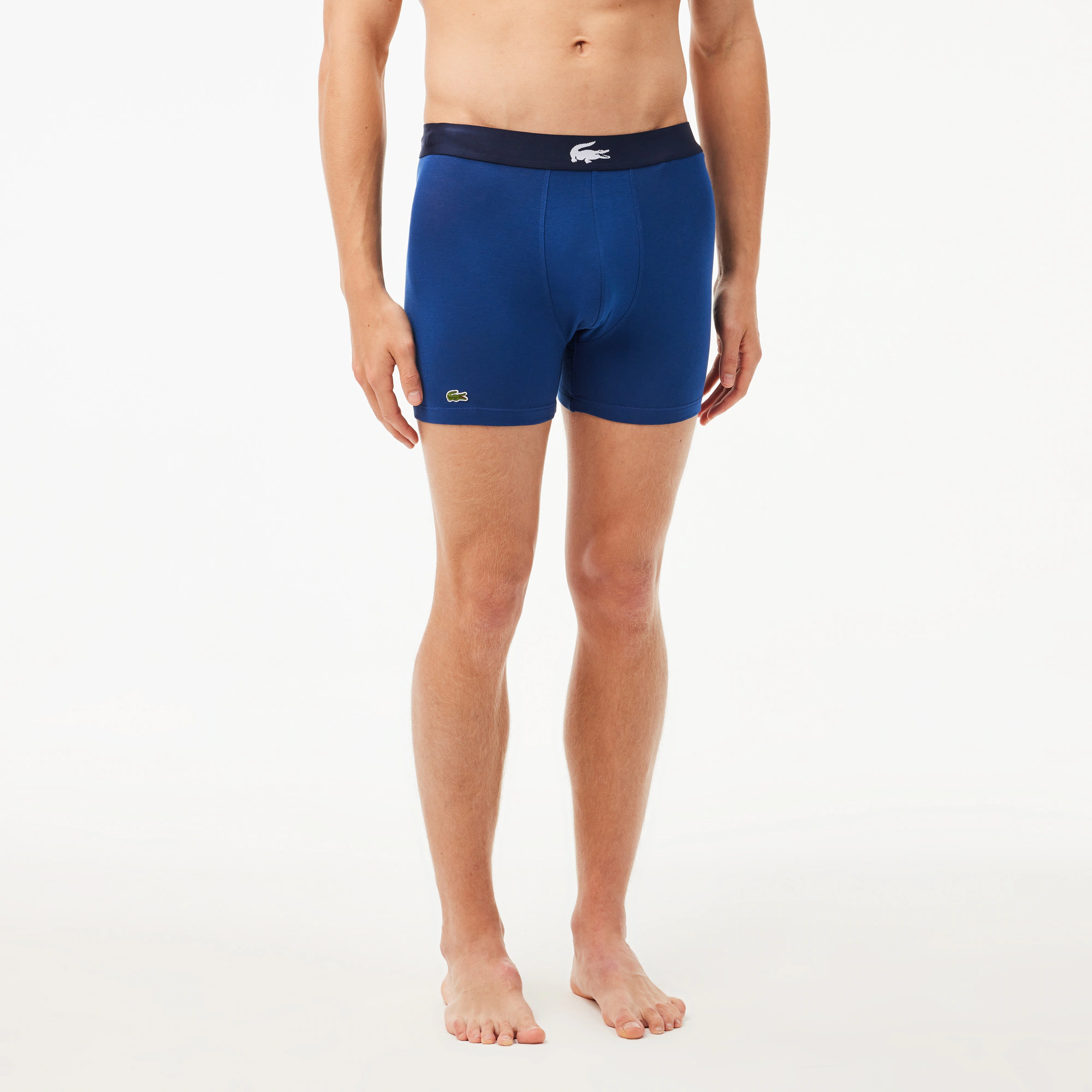 Men's 3-Pack Crocodile Waist Boxer Briefs