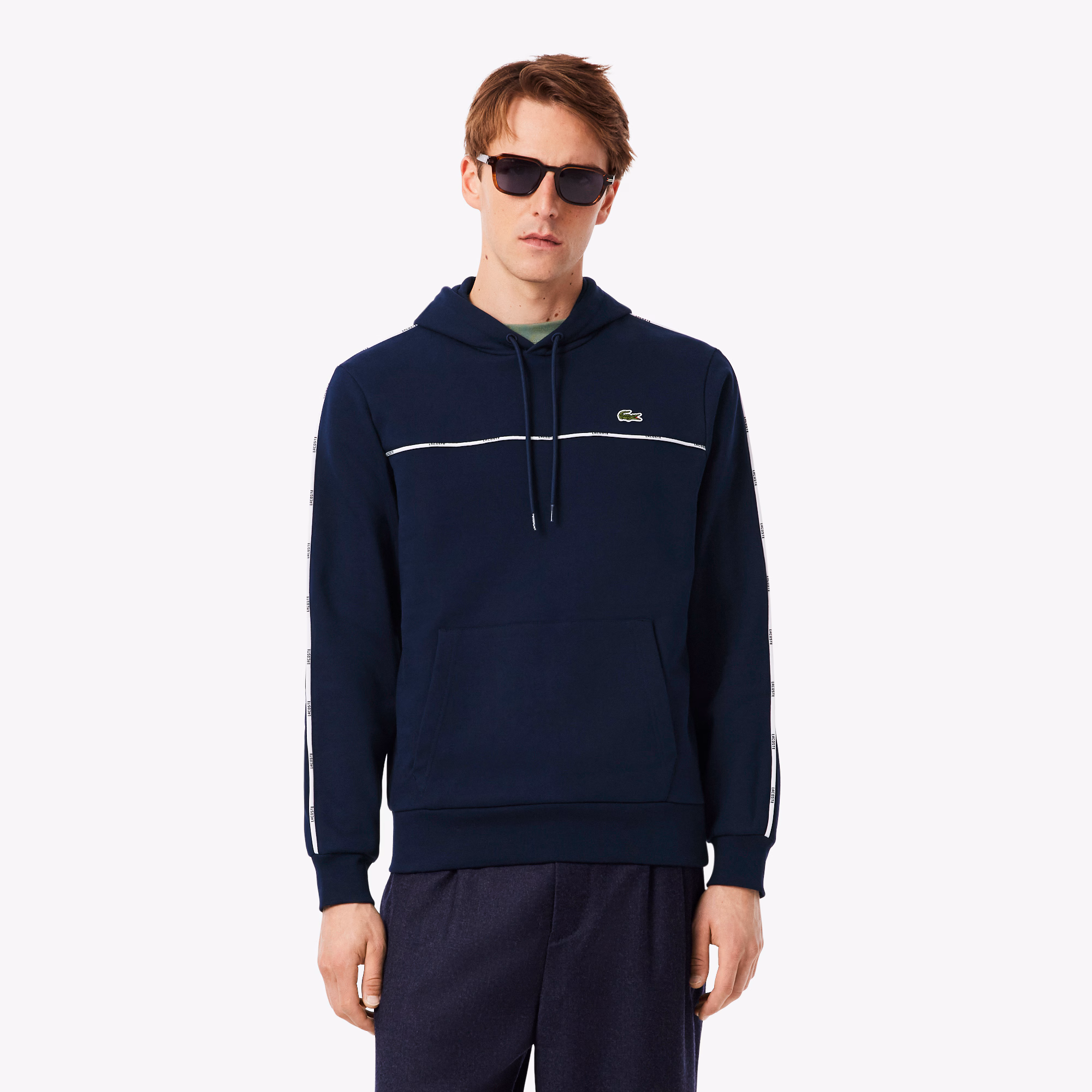 Men's Classic Fit Logo Stripe Sweatshirt