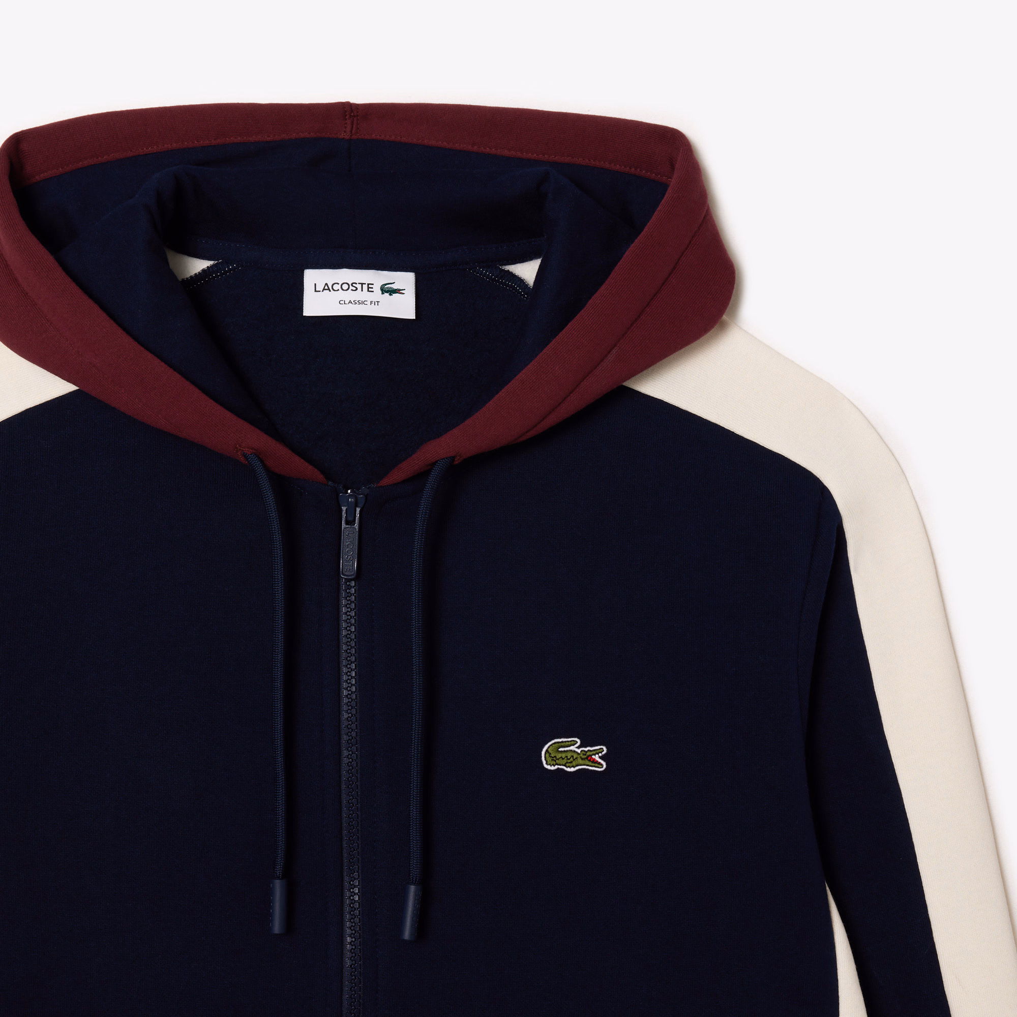 Men's Zip-Up Colorblock Hoodie