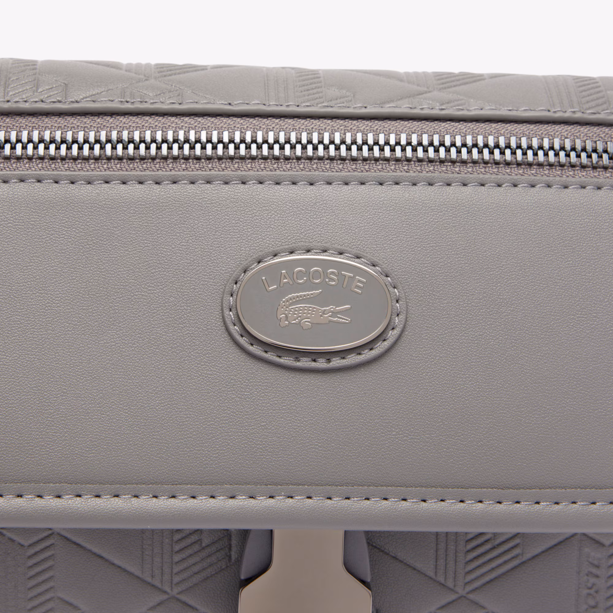 Small Monogram Leather Flap Satchel