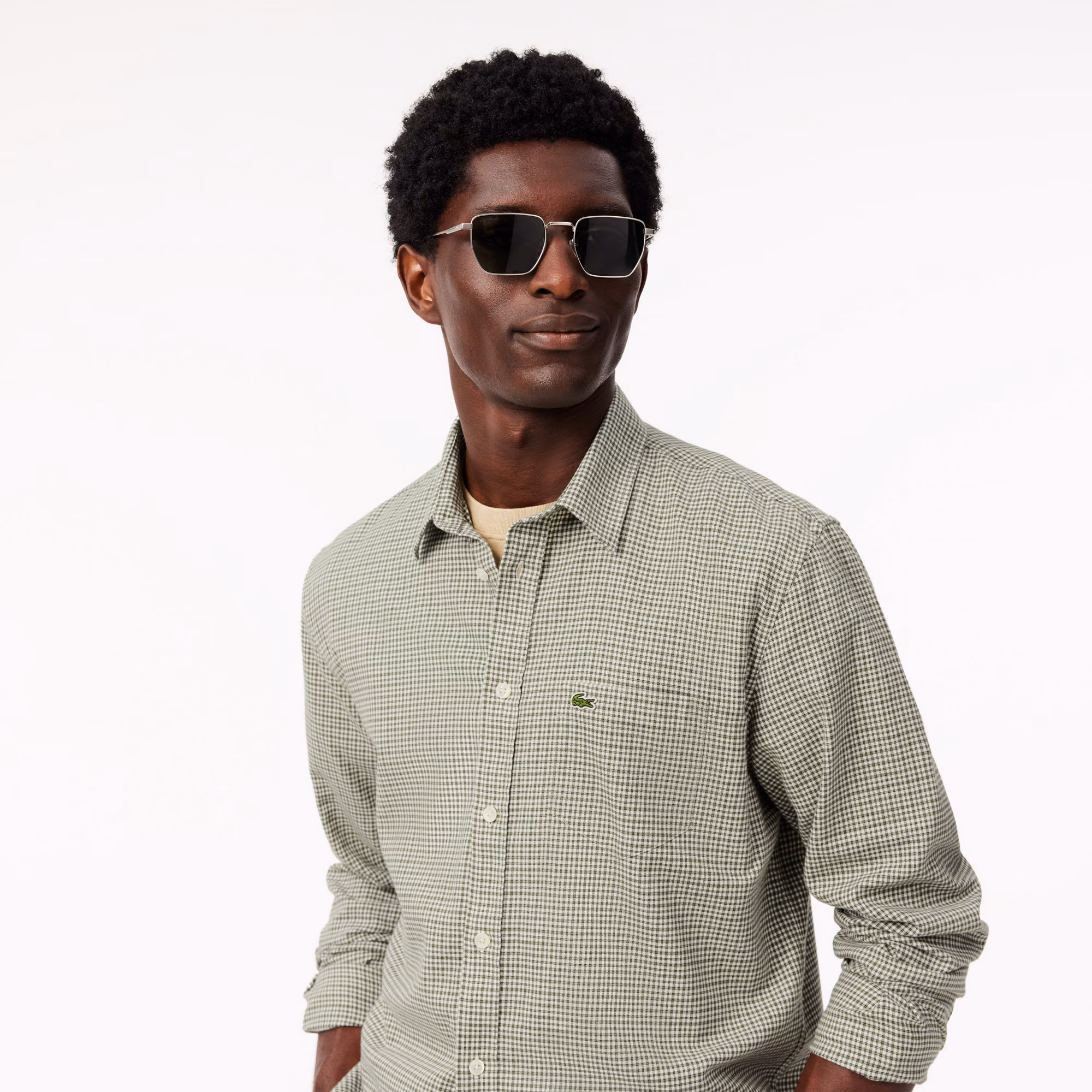 Men's Regular Fit Cotton Flannel Shirt