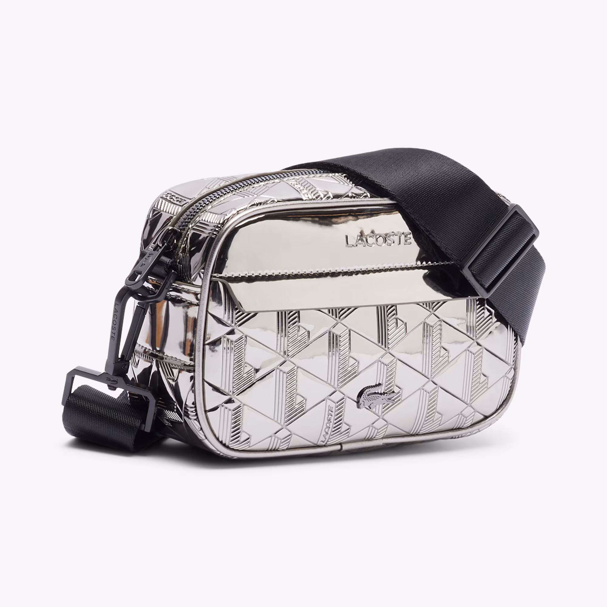 Small The Blend Silver Reporter Bag