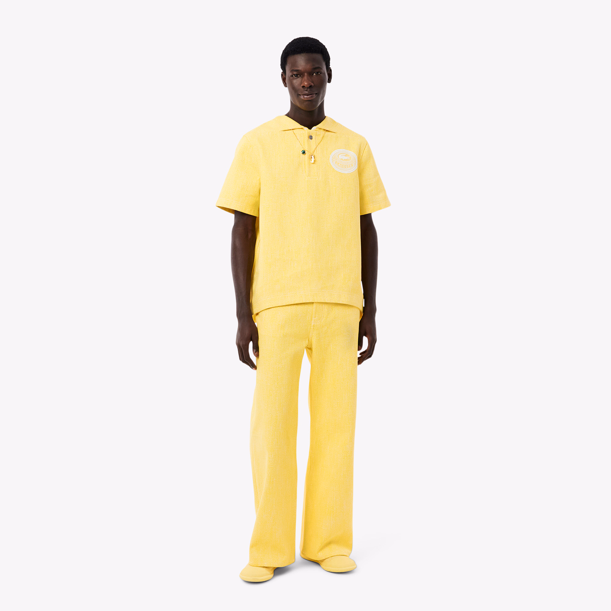 Men's Runway Wide Leg Denim Jeans