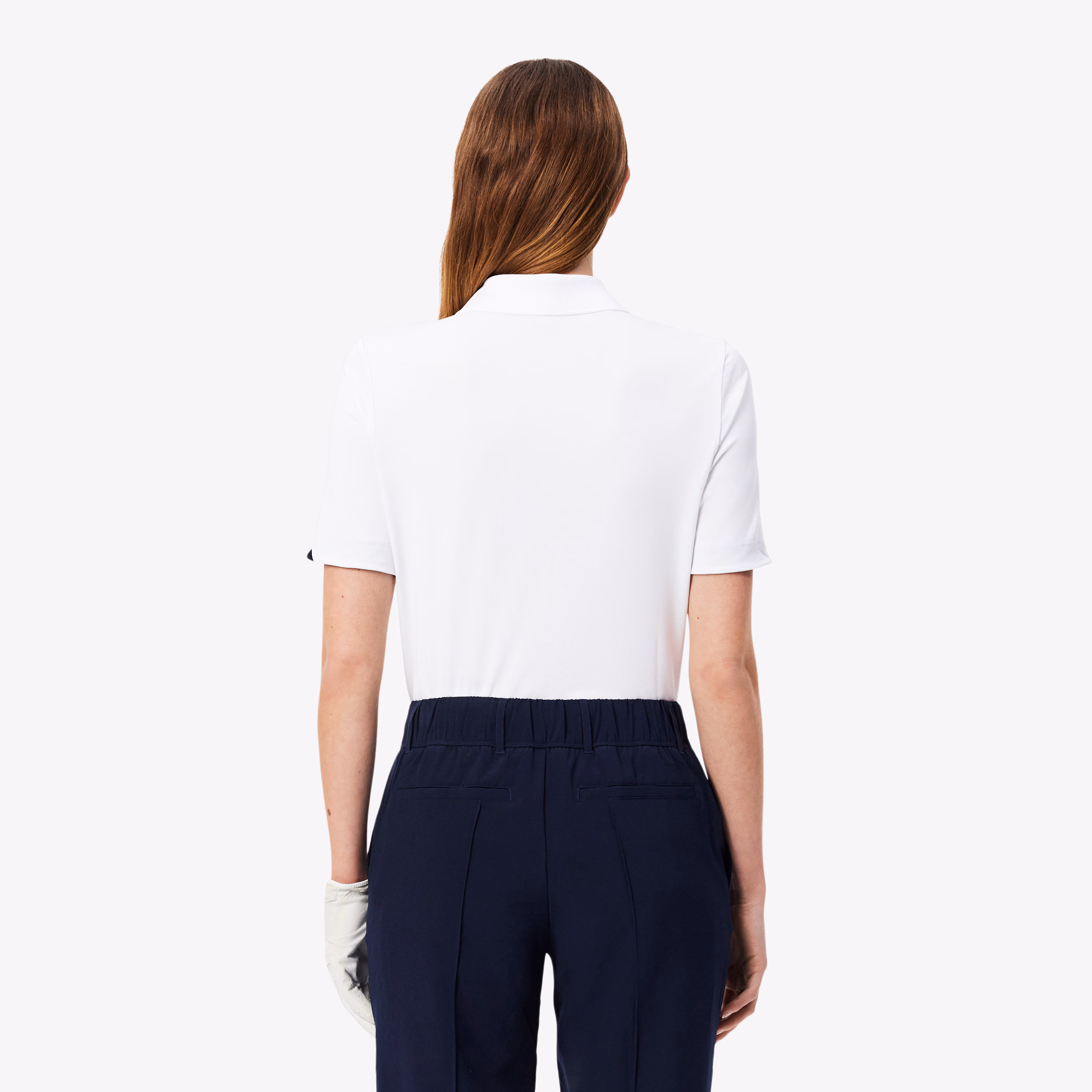 Women's Slim Fit UV Protect Stretch Golf Polo