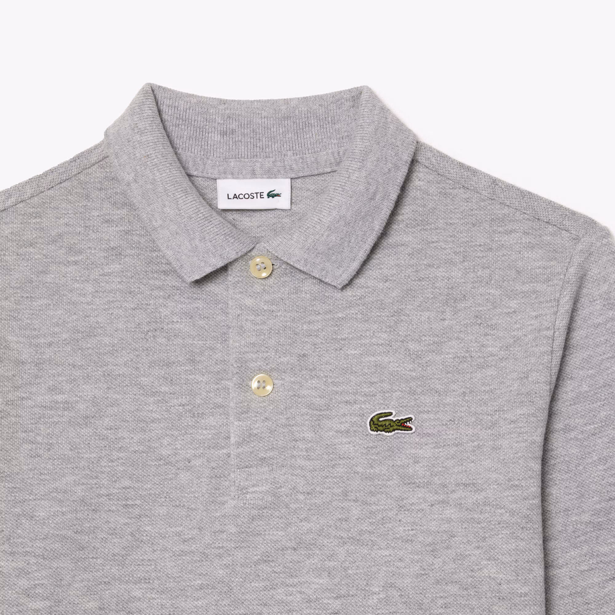 Kids' Long Sleeve Petit Piqué Polo