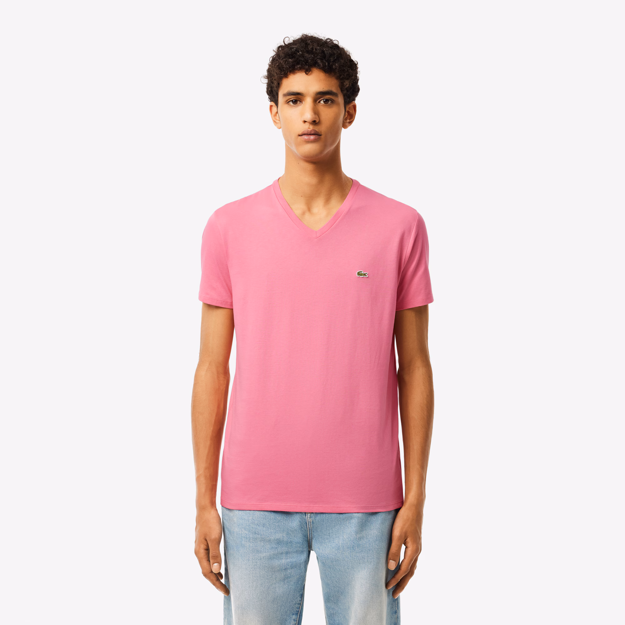 Men's Lightweight Pima Cotton V-Neck T-Shirt