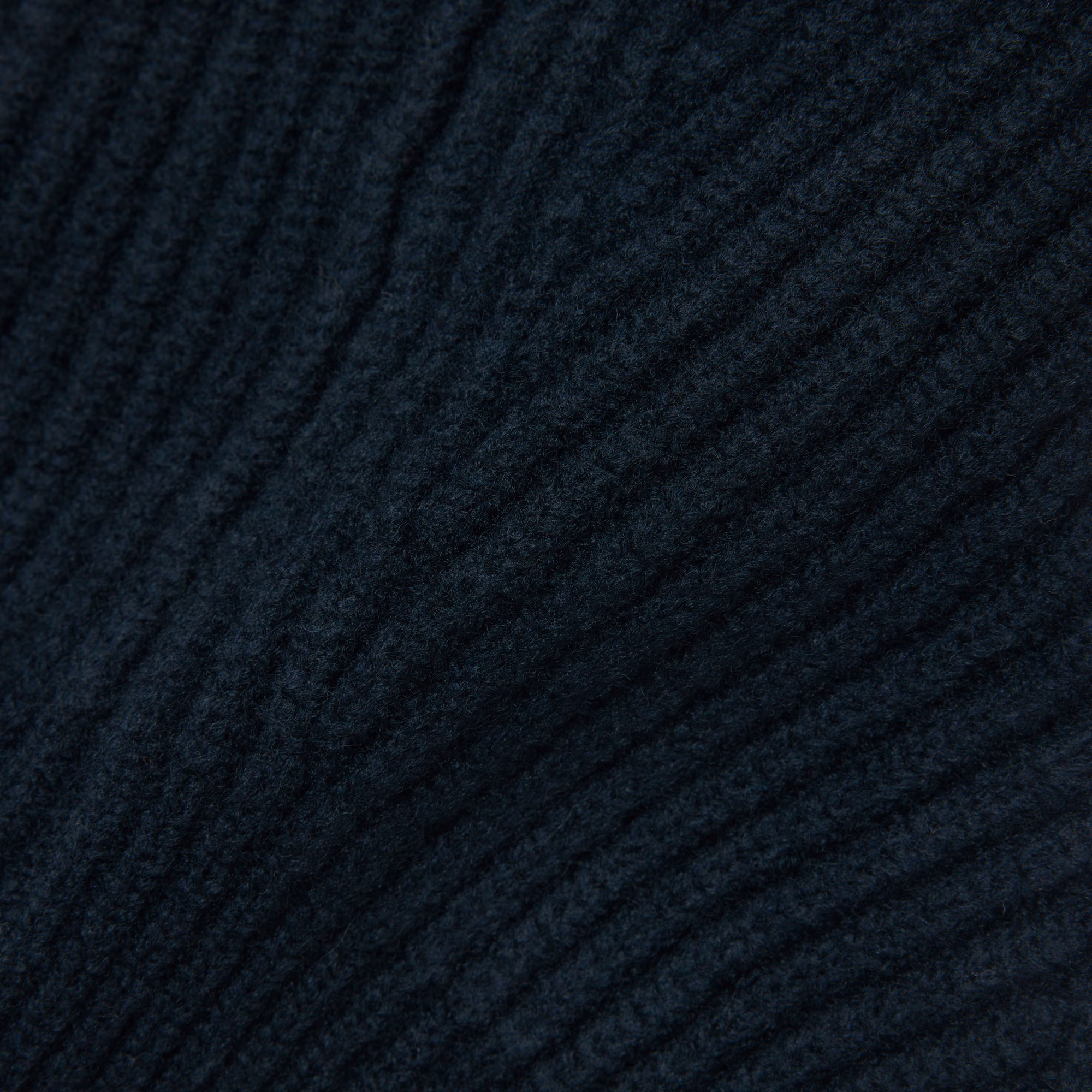 Runway Rib Knit Felted Wool Balaclava