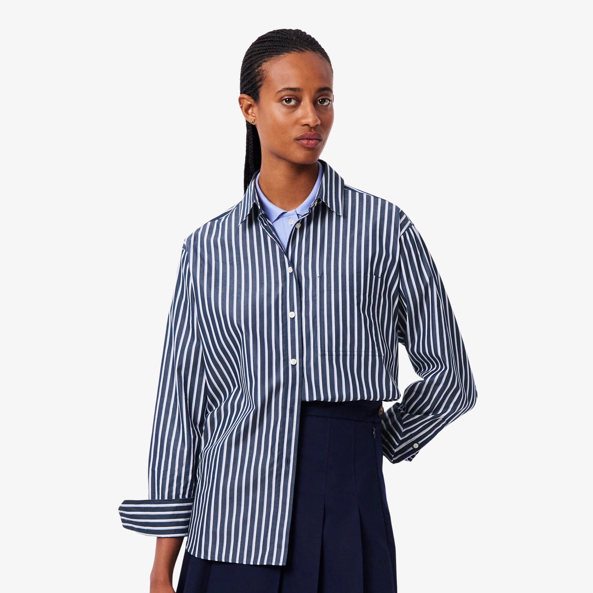 Women's Oversized Cotton Button Down Shirt