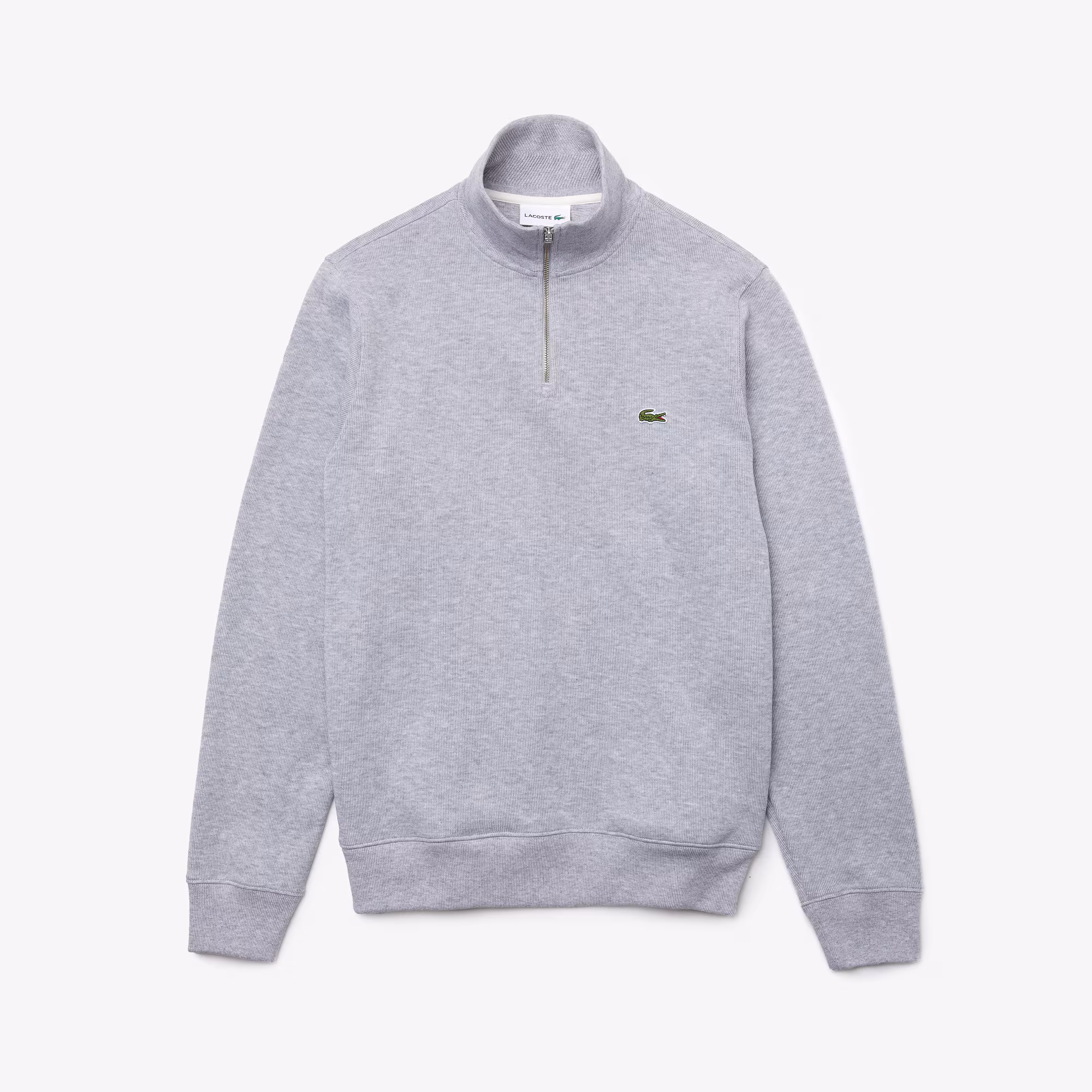 Men's Zip-Up High-Neck Sweatshirt