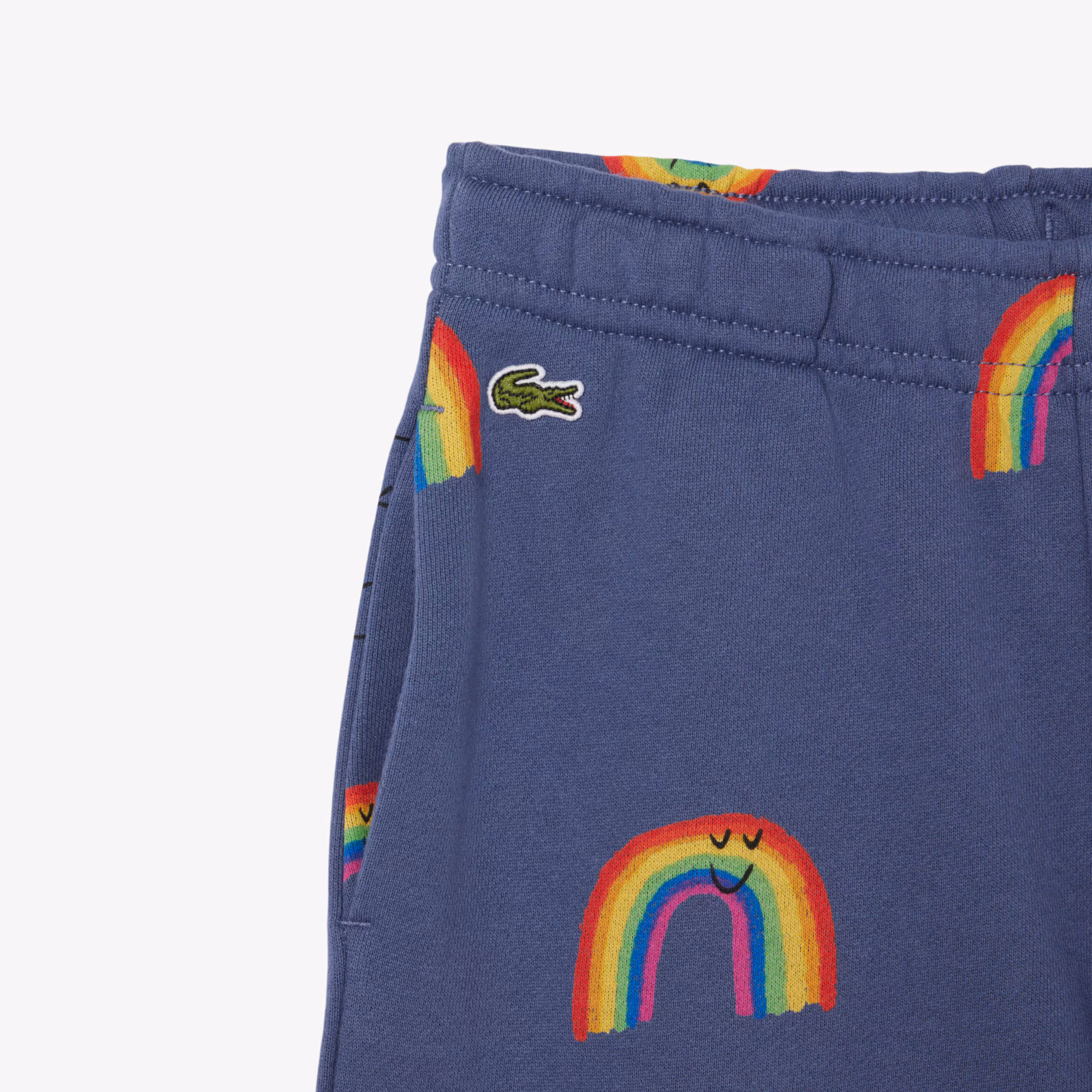 Kids' Rainbow Print Fleece Shorts