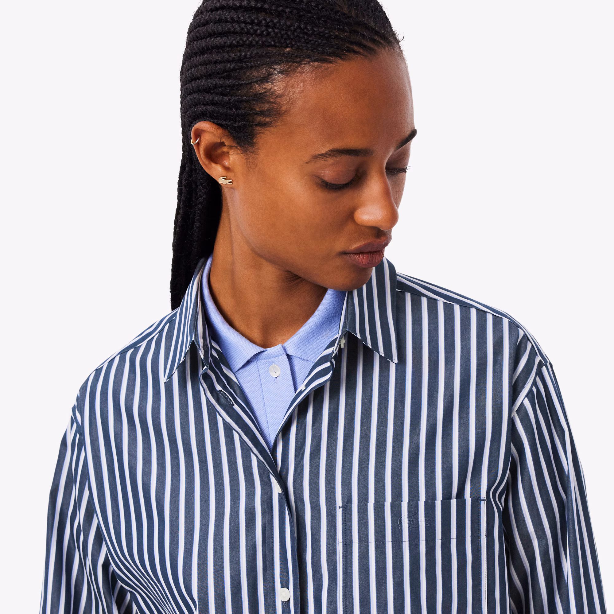 Women's Oversized Cotton Button Down Shirt