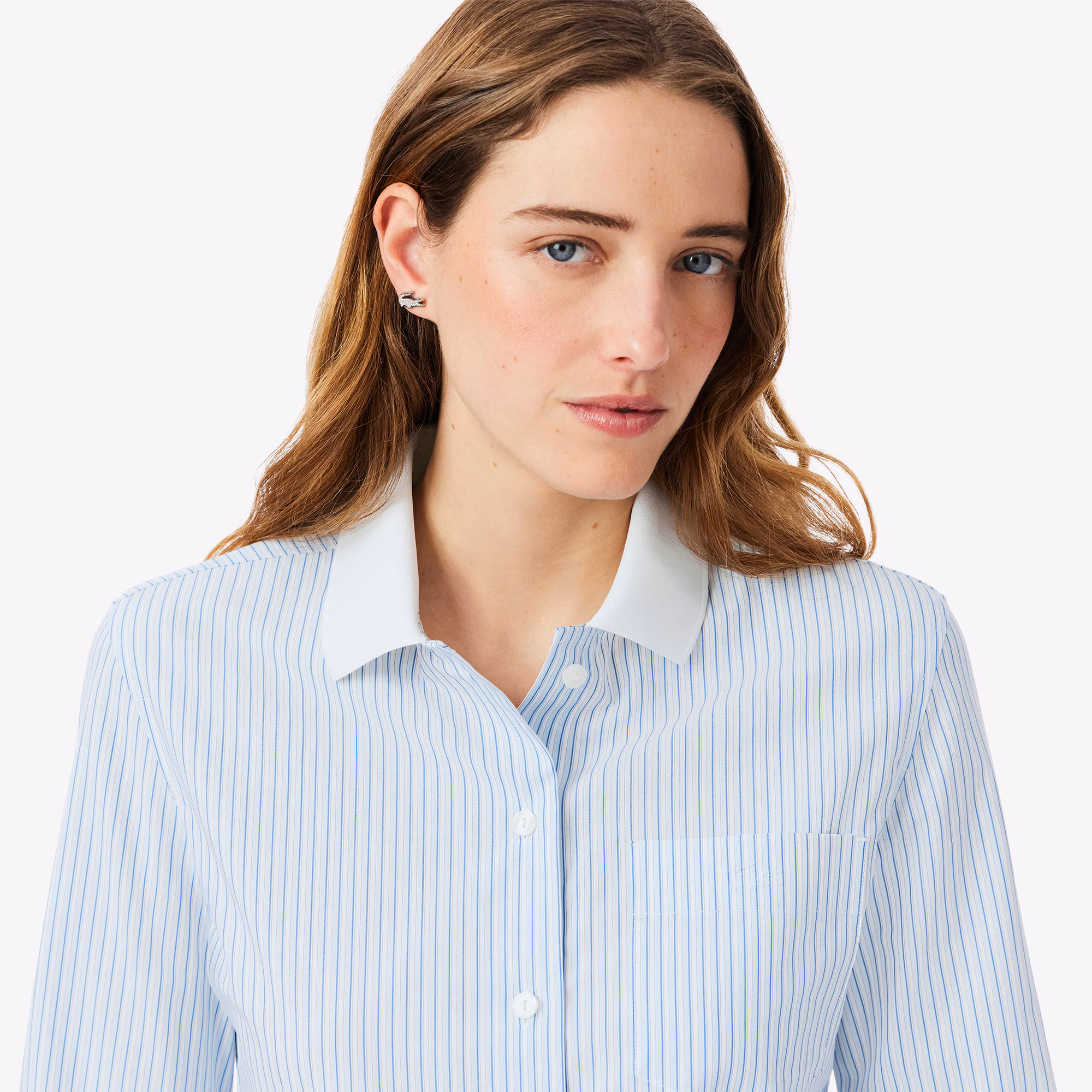 Women's Slim Fit Stretch Poplin Shirt