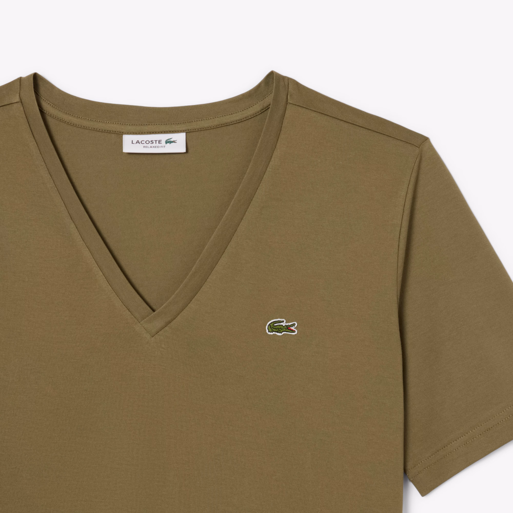 Women's Relaxed Fit Soft Cotton V-Neck T-Shirt