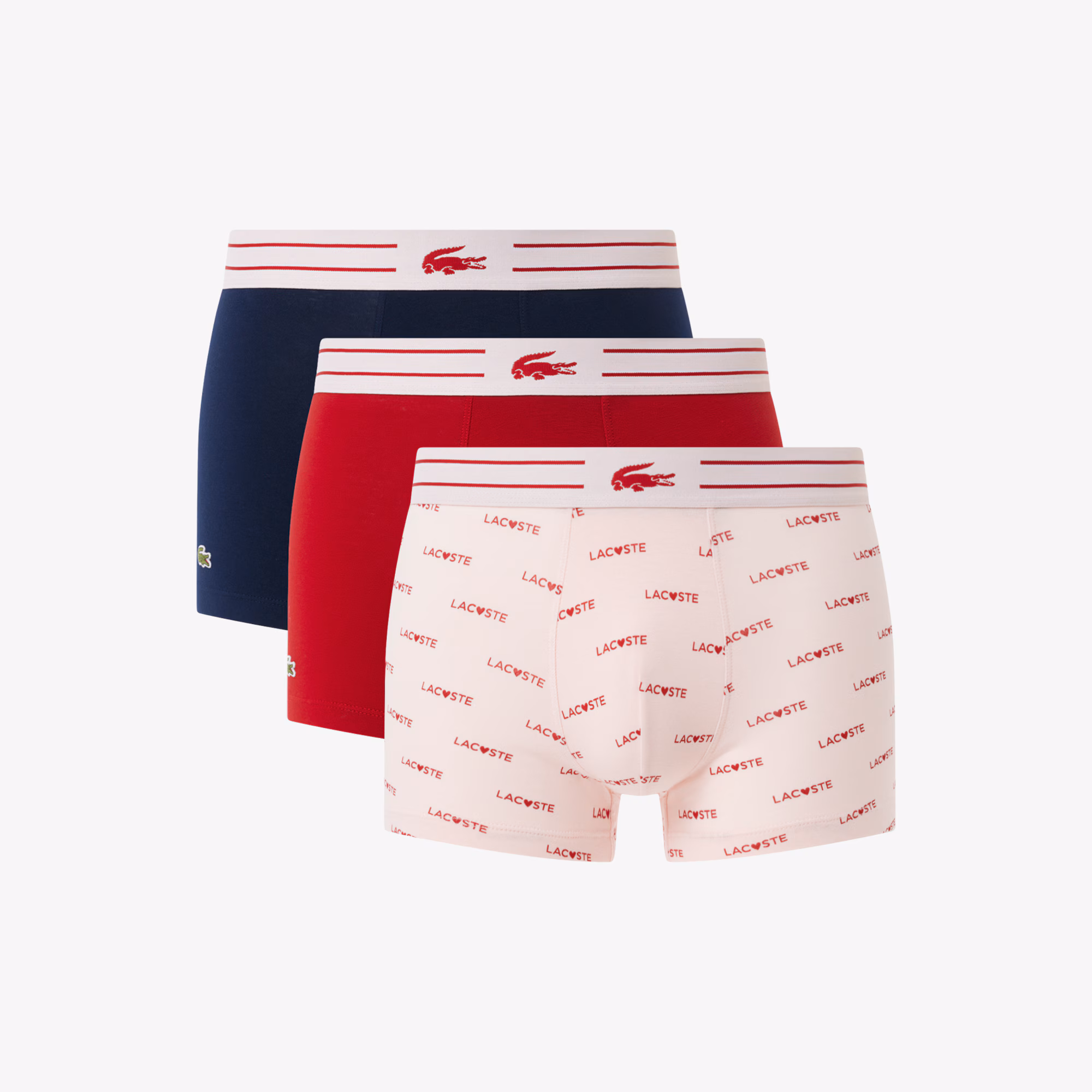 Men's 3-Pack Valentines Trunks