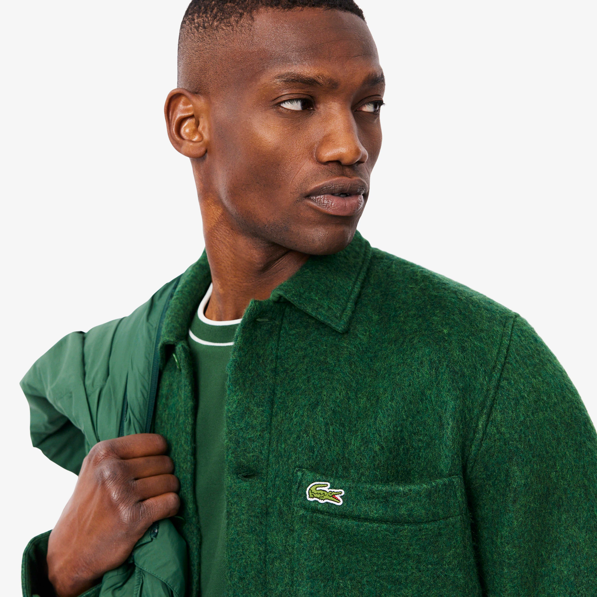 Men's Wool Blend Overshirt