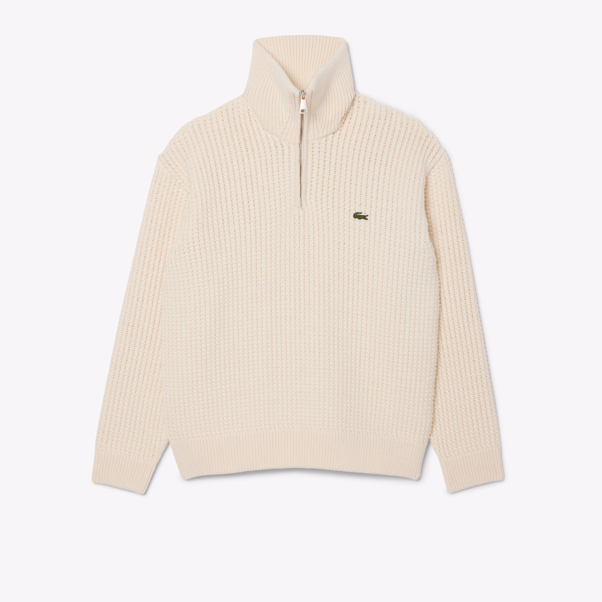 Men's Half-Zip Heavy Wool Sweater