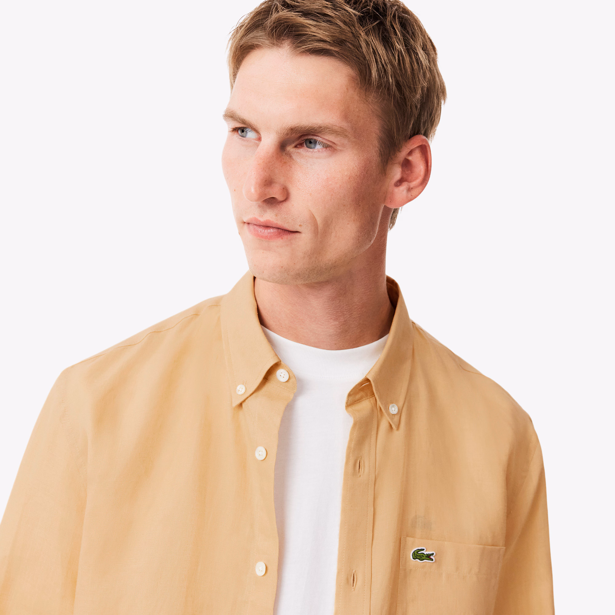 Men's Regular Fit Linen Shirt