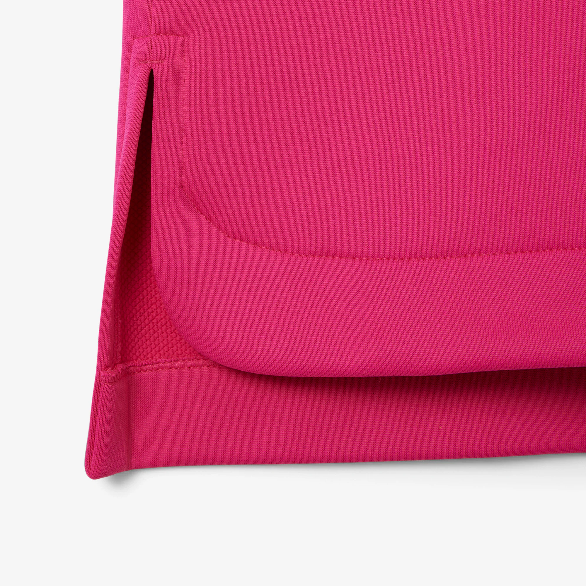 Runway Badge Accent Oversized Satin Polo Shirt