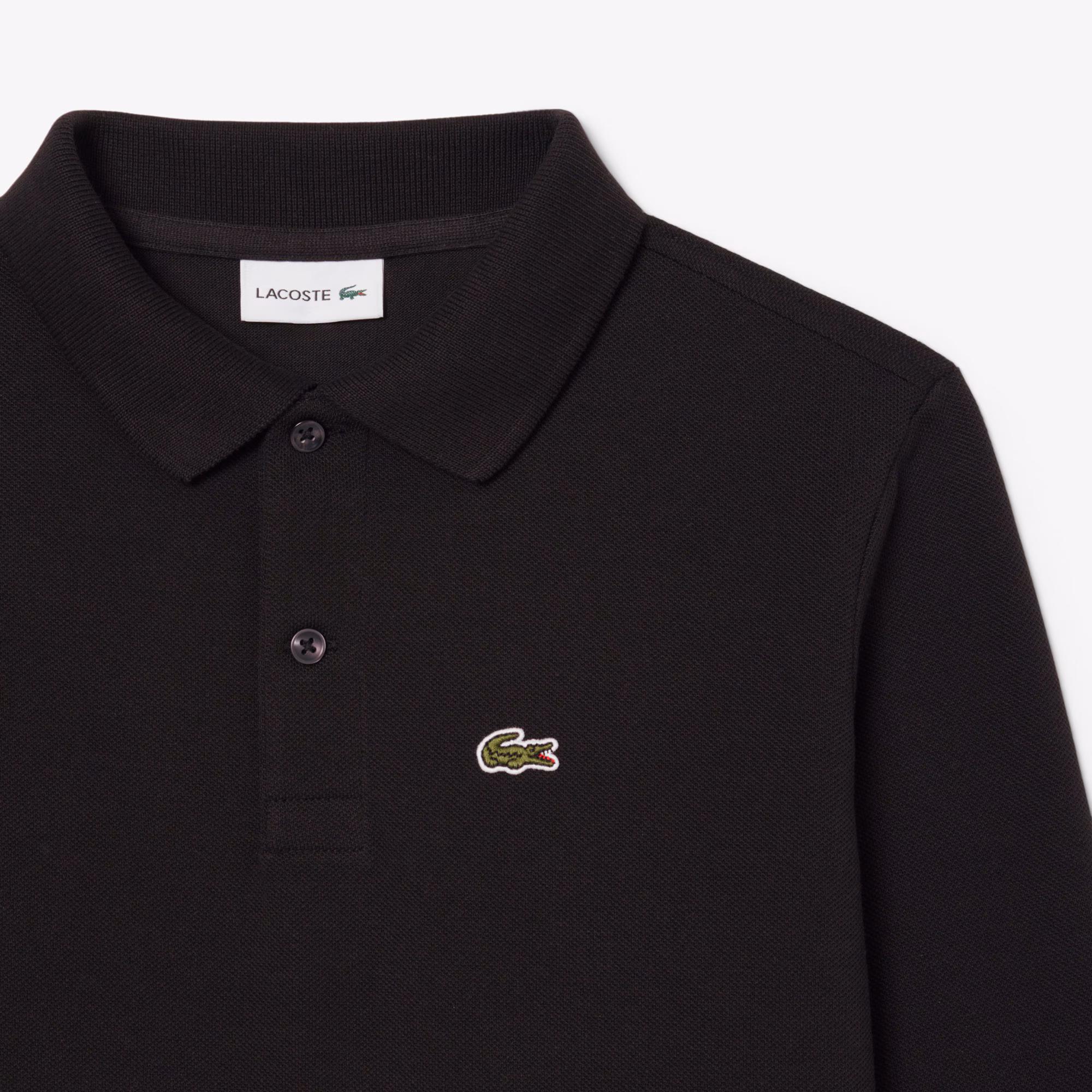 Boys' Long Sleeve Piqué Polo