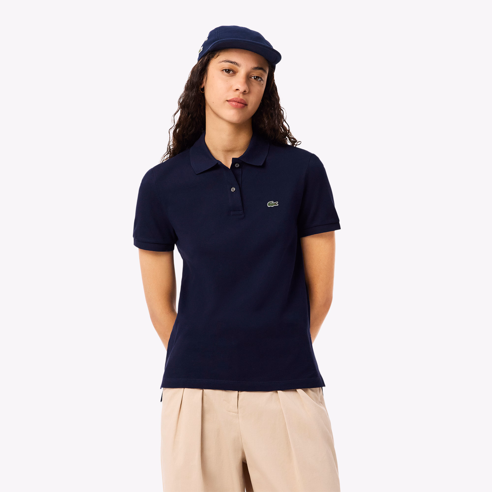 Women's Regular Fit Supple Petit Piqué Polo
