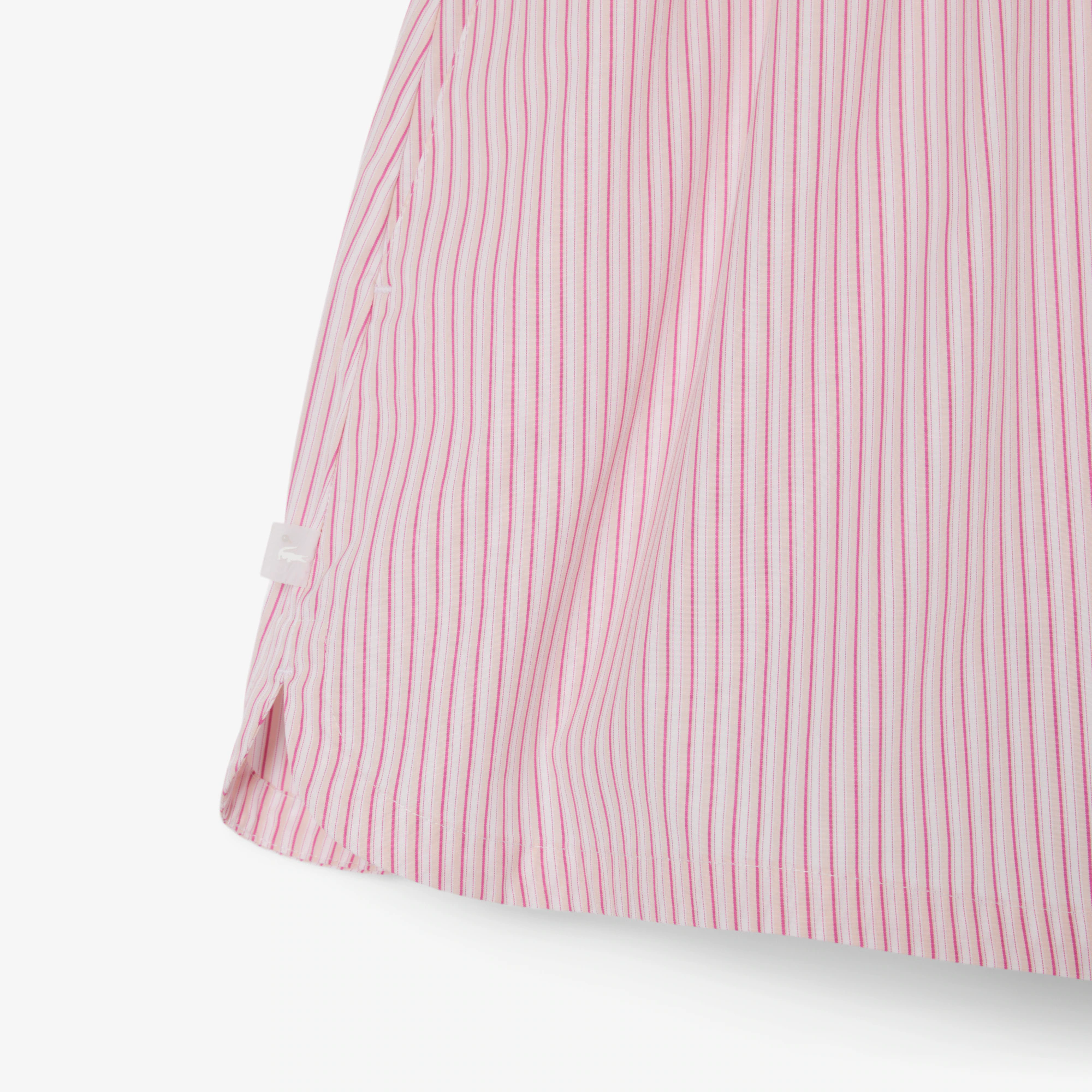 Women's Relaxed Fit Lightweight Striped Poplin Shorts